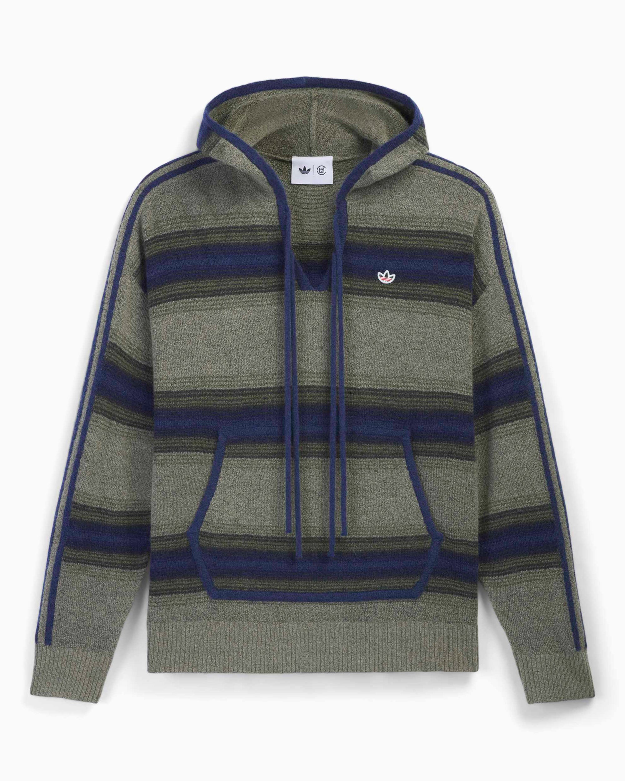 adidas Originals x CLOT Baja Striped Unisex Hoodie