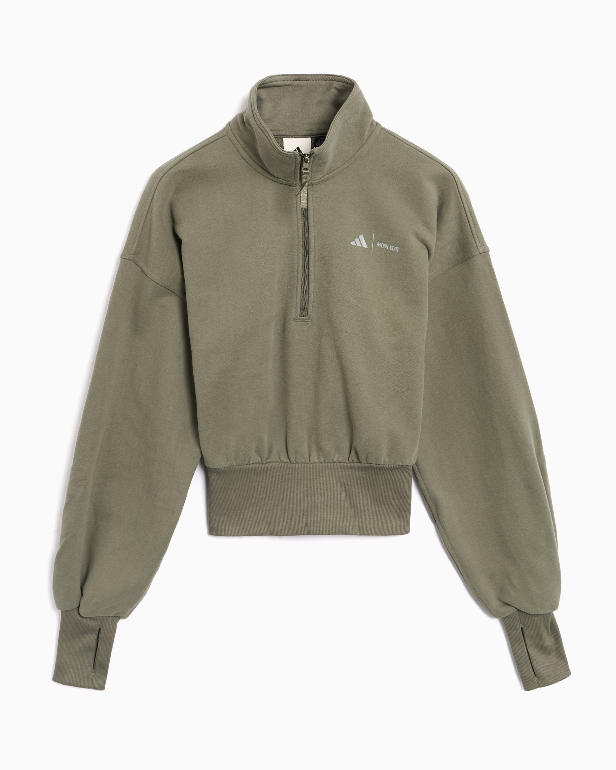 Sweatshirts adidas Originals x Moon Boot LEGGRN Crop Women's Half Zip Sweatshirt - JM1101