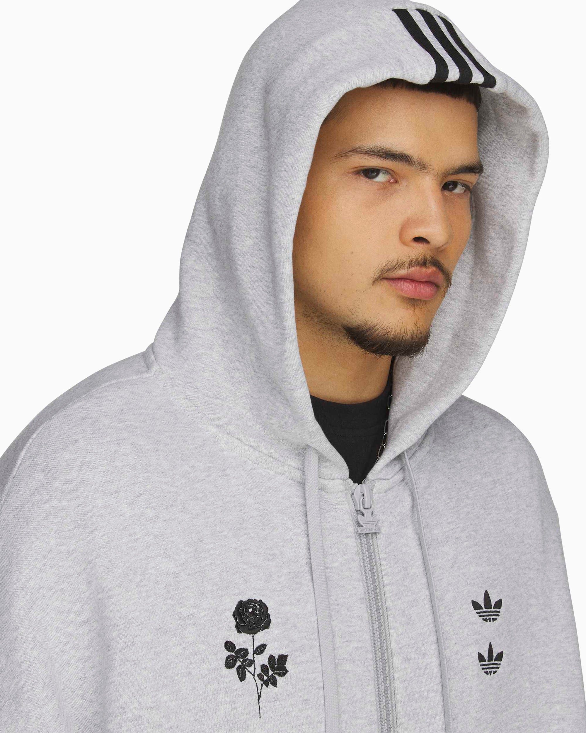 Sweatshirts adidas Originals x Willy Chavarria Logo Relaxed Men's Zip-Up Sweatshirt - KV2250