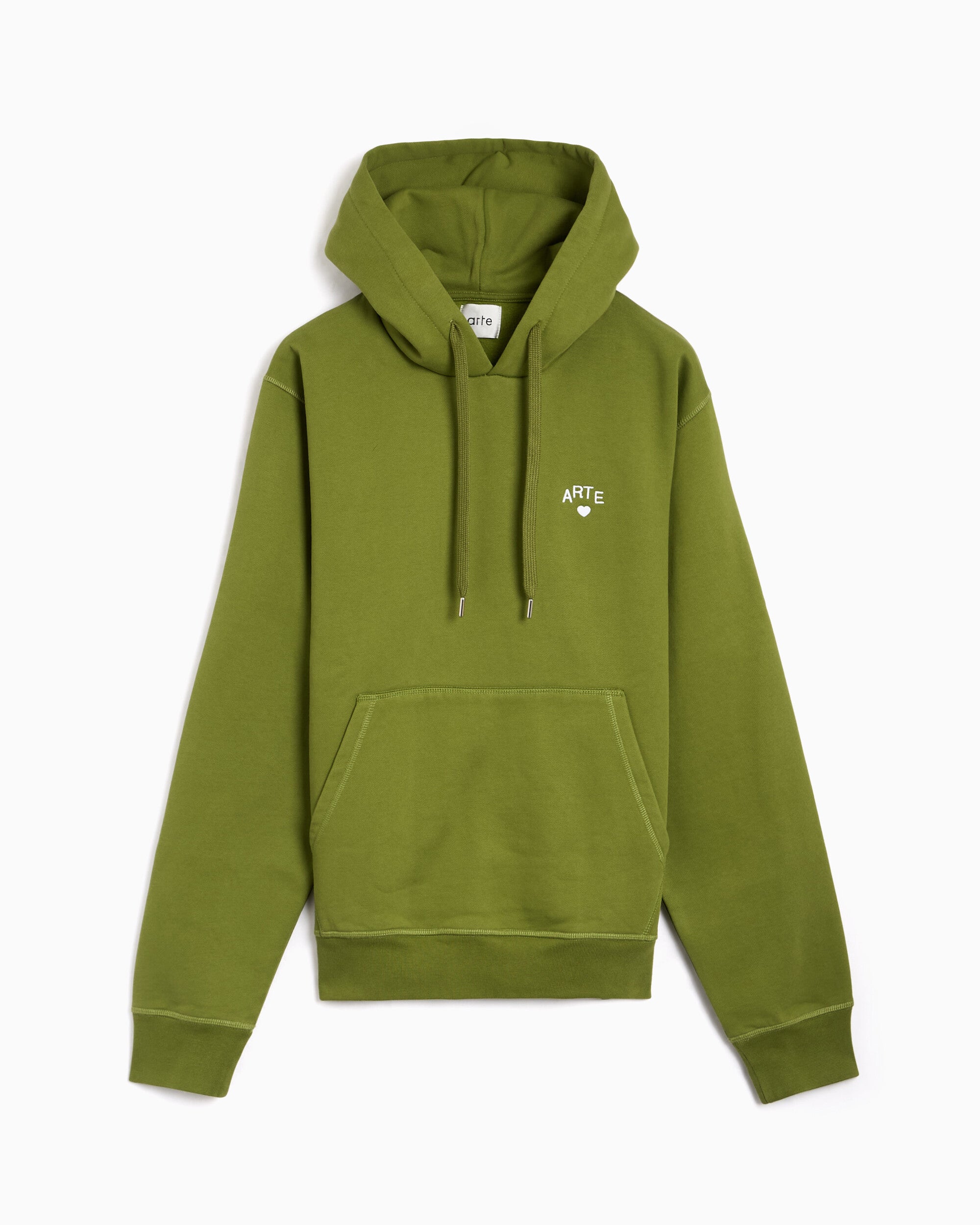 Sweatshirts Arte Antwerp Cor Embroidered Relaxed Men's Hoodie - AW26-119H-Green
