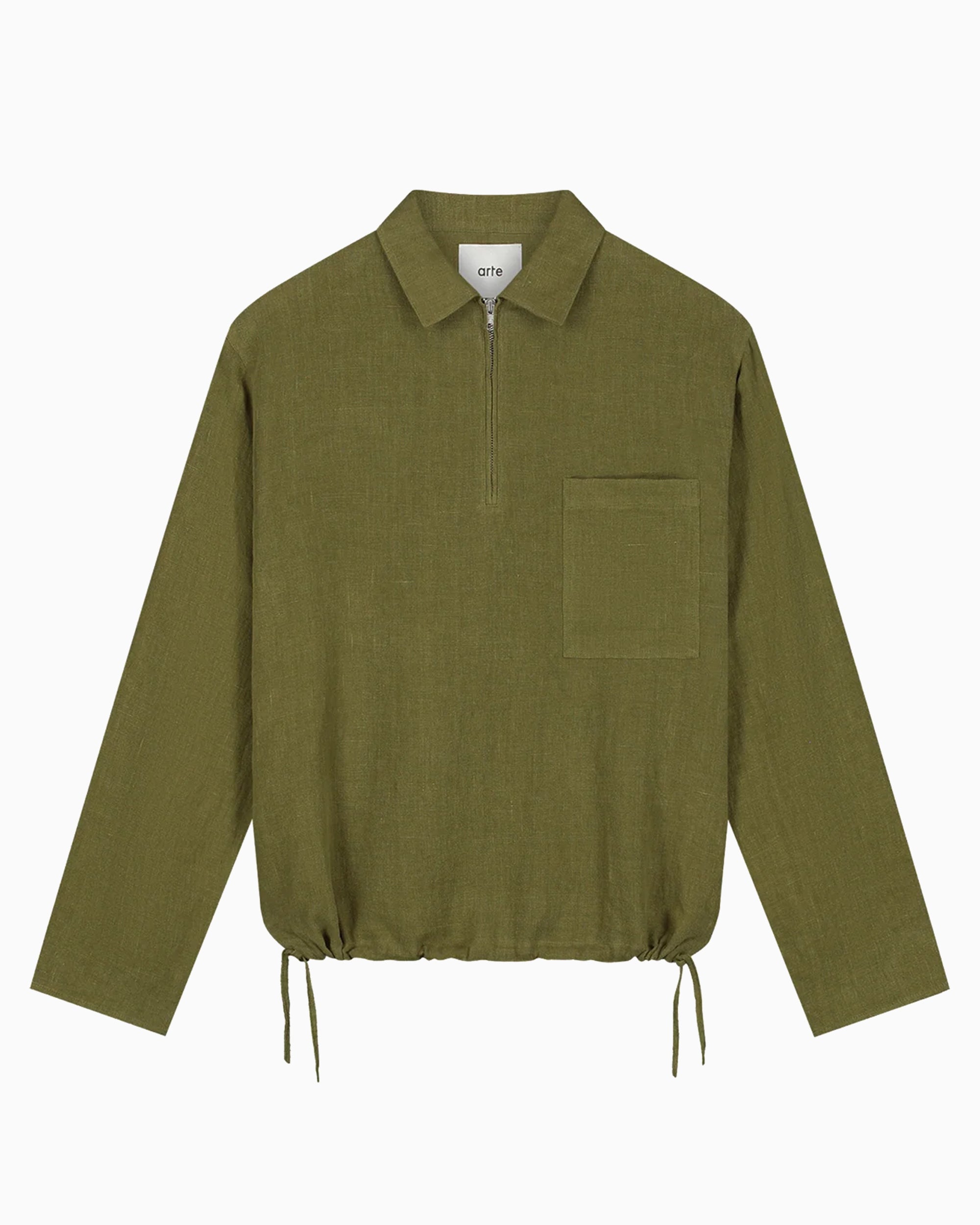 Sweat À Demi-Zip Relaxed Arte Antwerp Linen pour homme