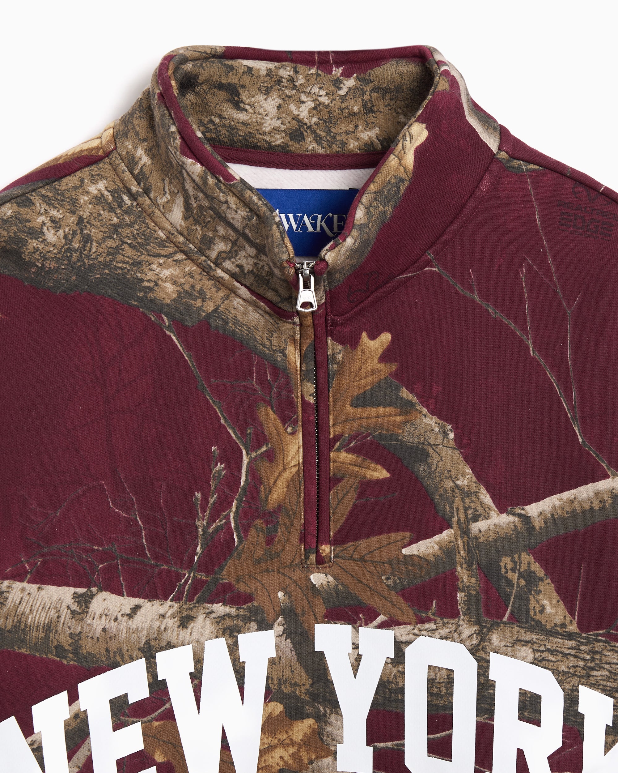 Sweatshirts Awake NY Arch Graphic Men's Half Zip Sweatshirt - AWK-FW25-CN002-MERLO