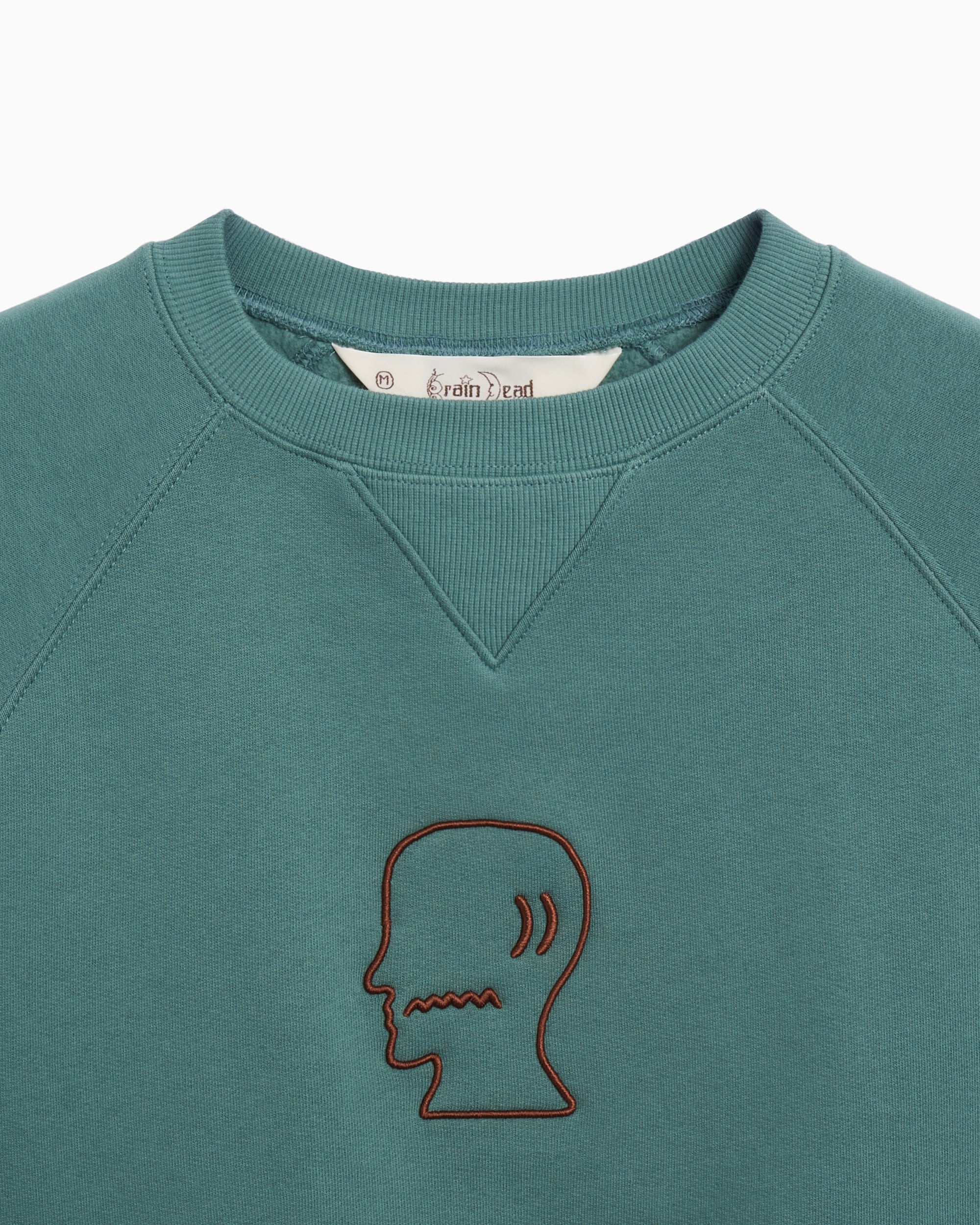 Sweatshirts Brain Dead Head Raglan Logo Men's Sweatshirt - S25T1O0042-AVA