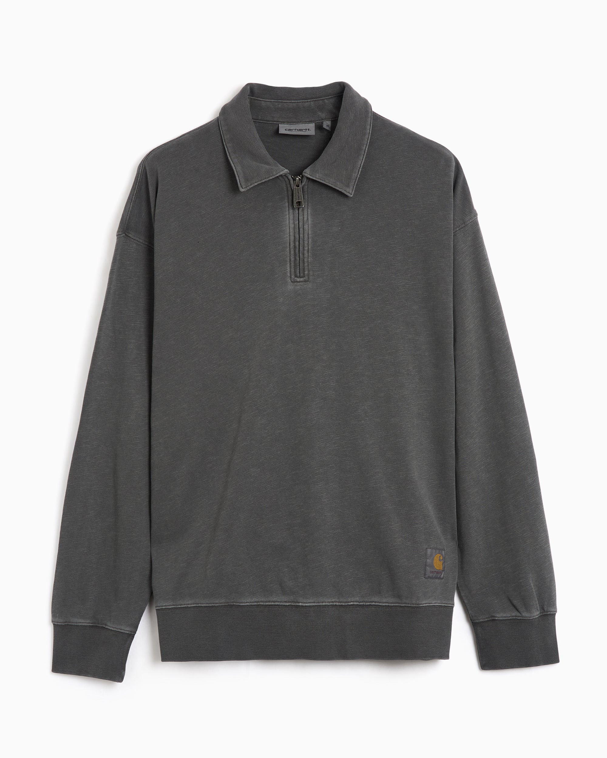トップス GIBOUS BARBED WIRE HALFZIP SWEAT GRAY Carhartt WIP Harper Relaxed Men's Half Zip Sweatshirt
