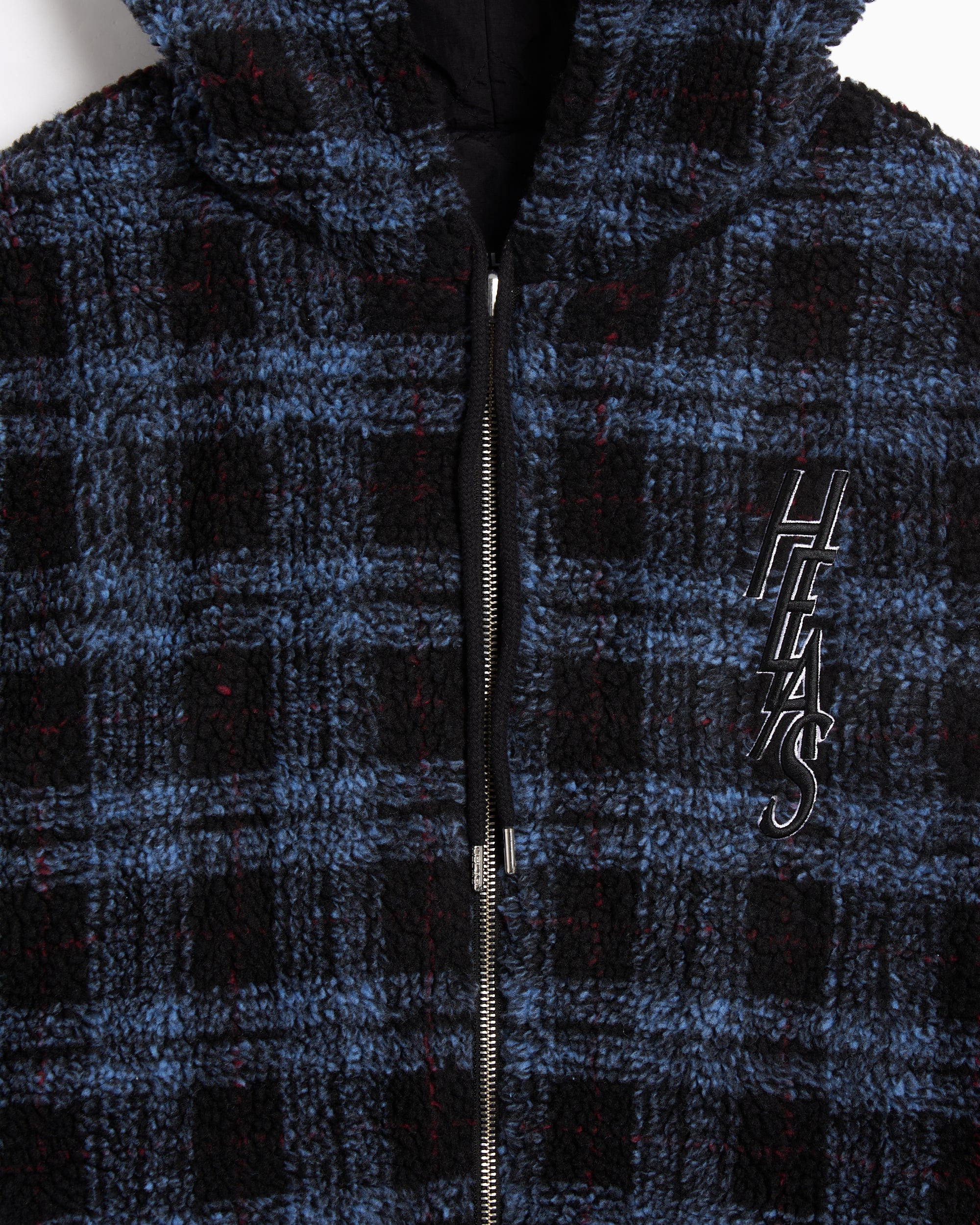 Sweatshirts Hélas. Ocaro Plaid Relaxed Men's Zip-Up Sweatshirt - A05S3D1JKTFZP02