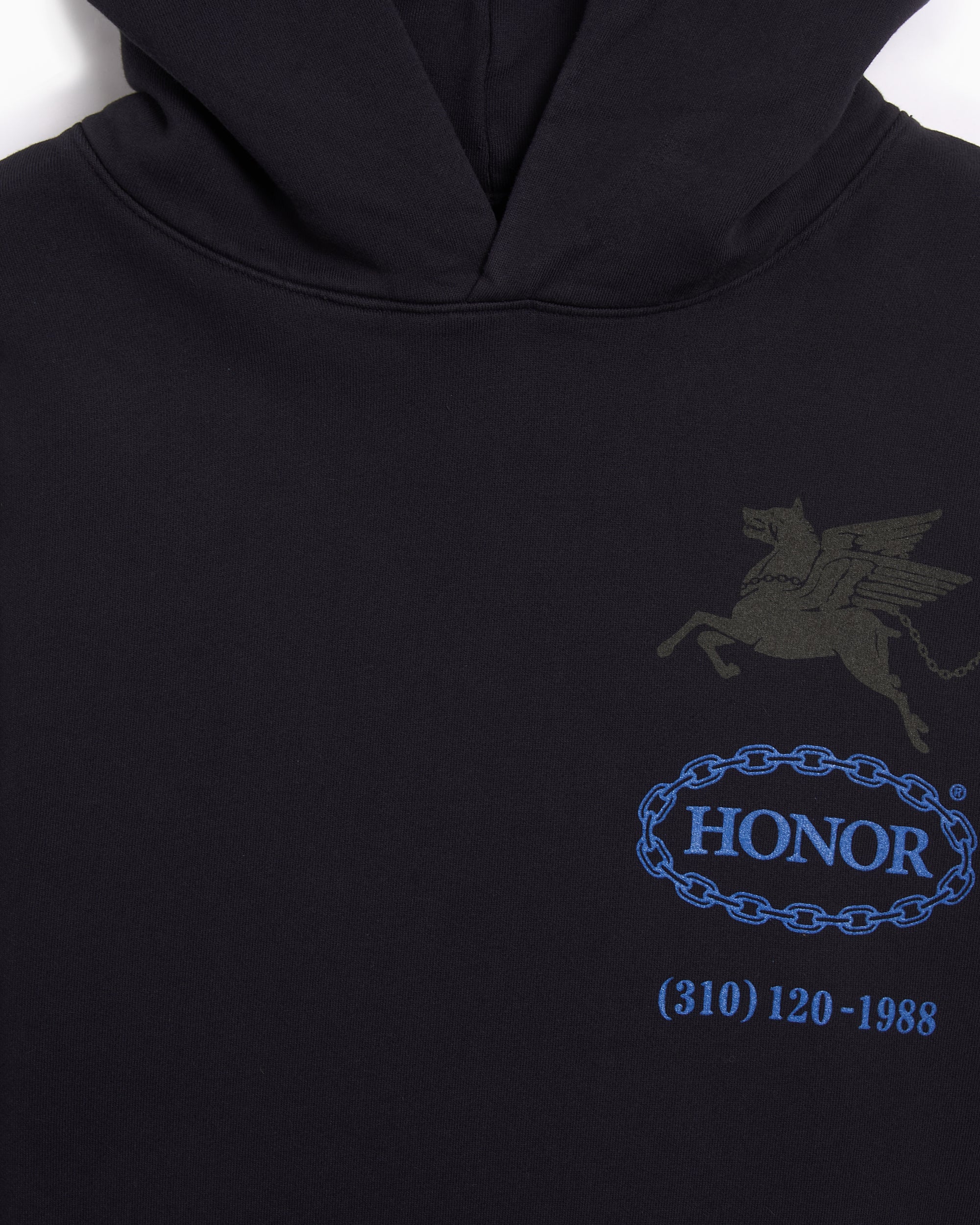Sweatshirts Honor The Gift® Hellhound Towing Graphic Relaxed Men's Hoodie - HTG250561-BLACK