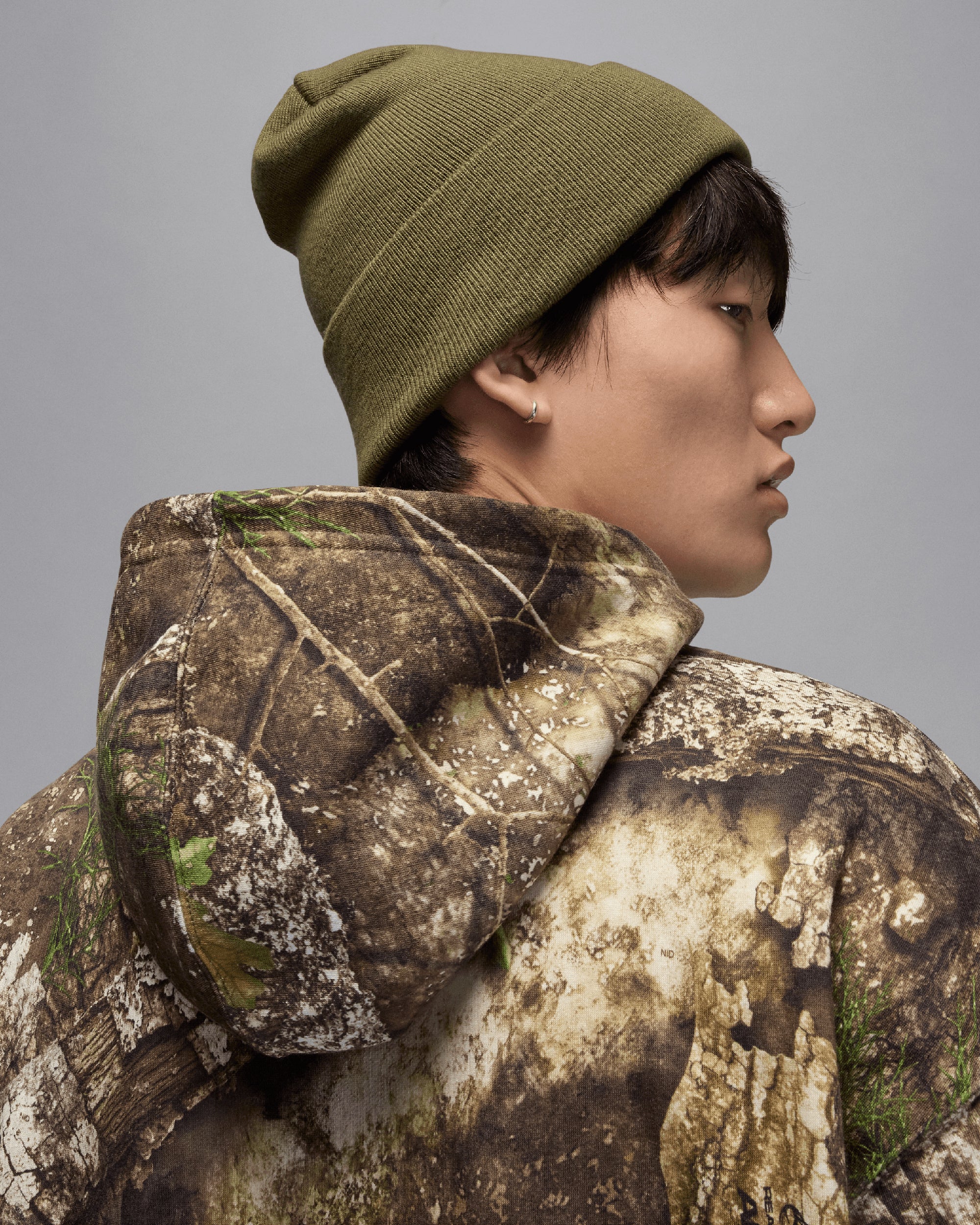 Sweatshirts Jordan Brooklyn Realtree Camo Print Relaxed Men's Hoodie - HV1860-222