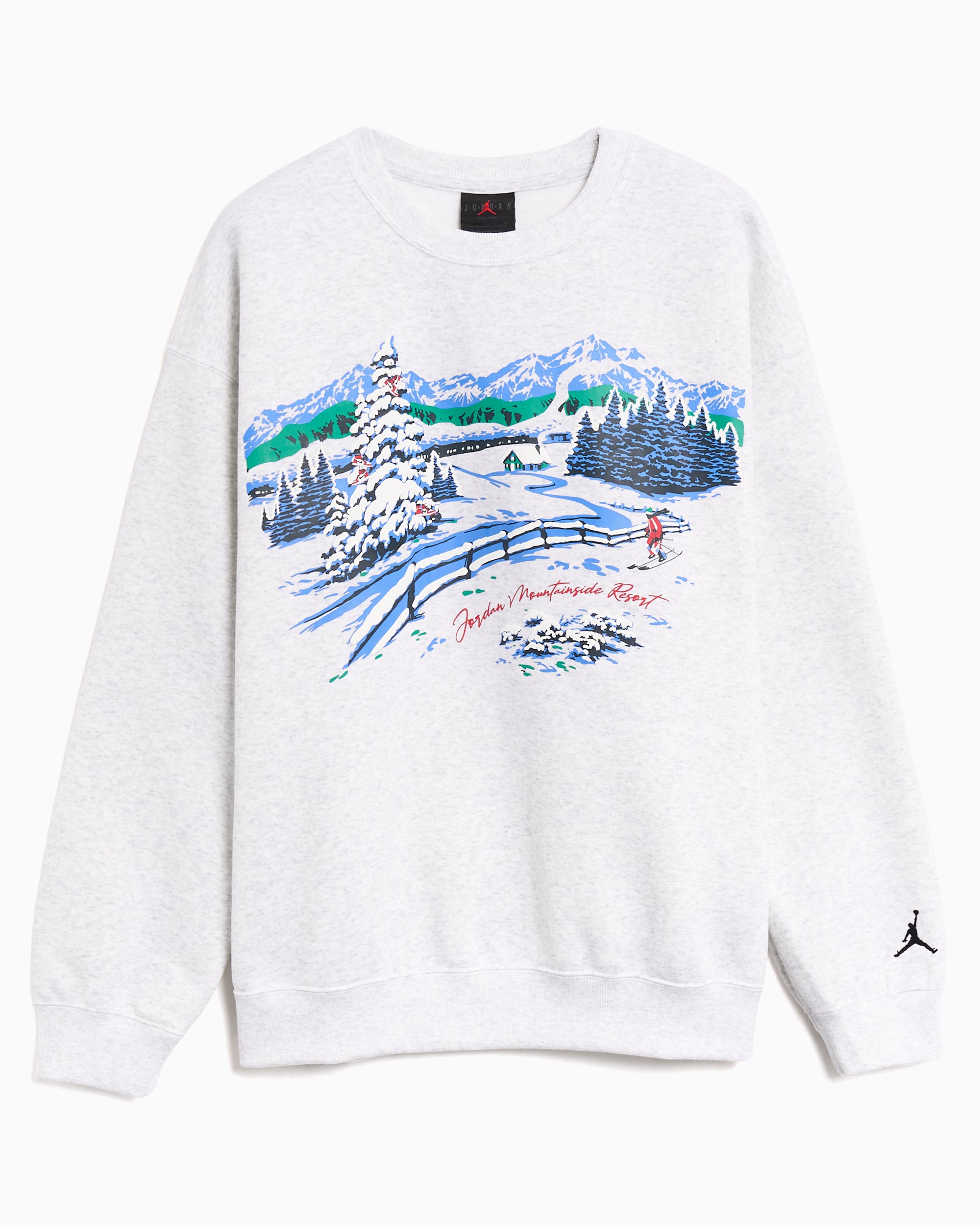 Sweatshirts Jordan Brooklyn Winter Wonderland Graphic Relaxed Women's Sweatshirt - HV3340-051