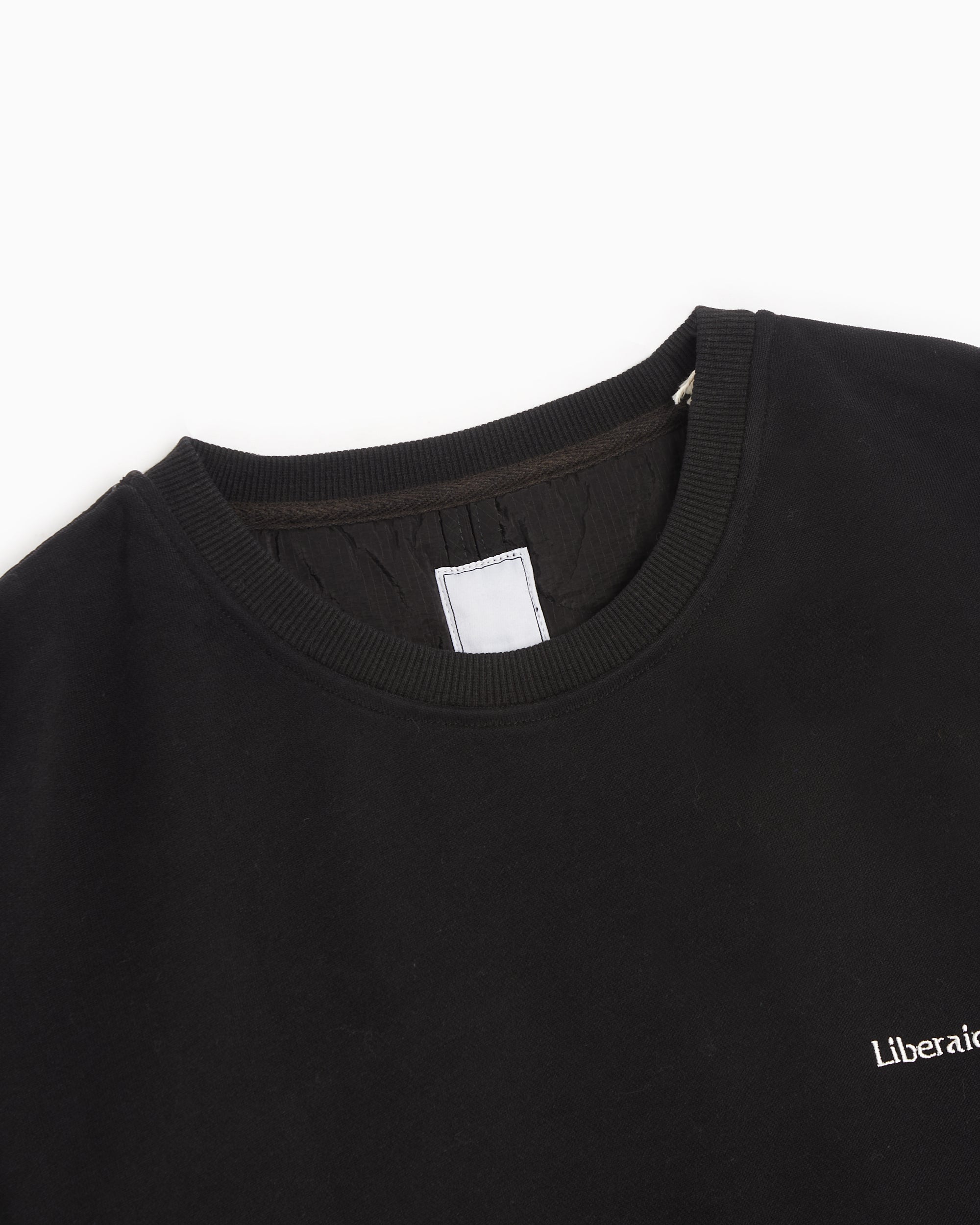 Sweatshirts Liberaiders® Liberaiders® Men's Fleece Quilted Sweatshirt Men's Sweatshirt - 753042303-BLACK