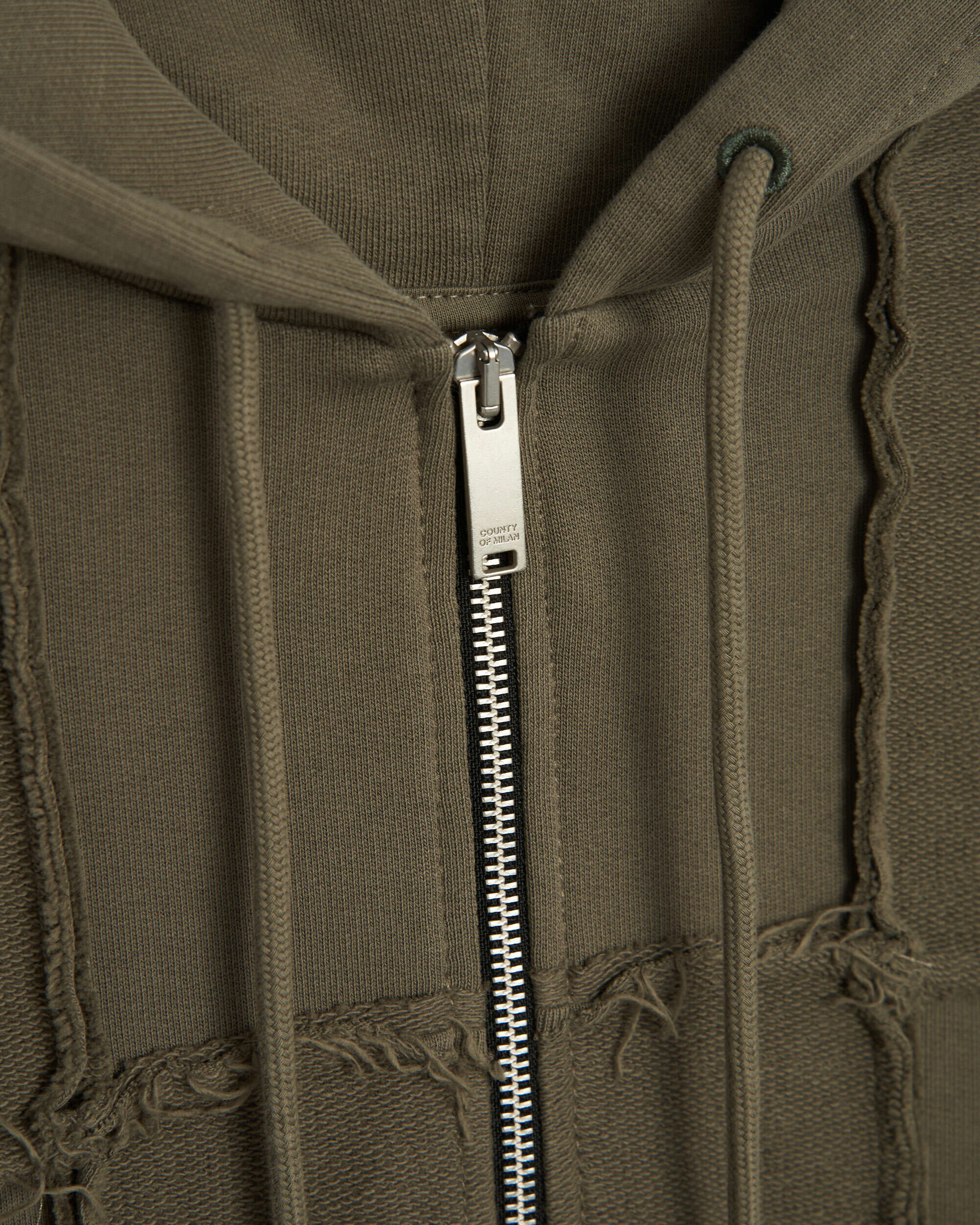 Sweatshirts Marcelo Burlon Logo Check Over Full Zip Men's Hoodie Men's Hoodie - CMBE015F21FLE0015620