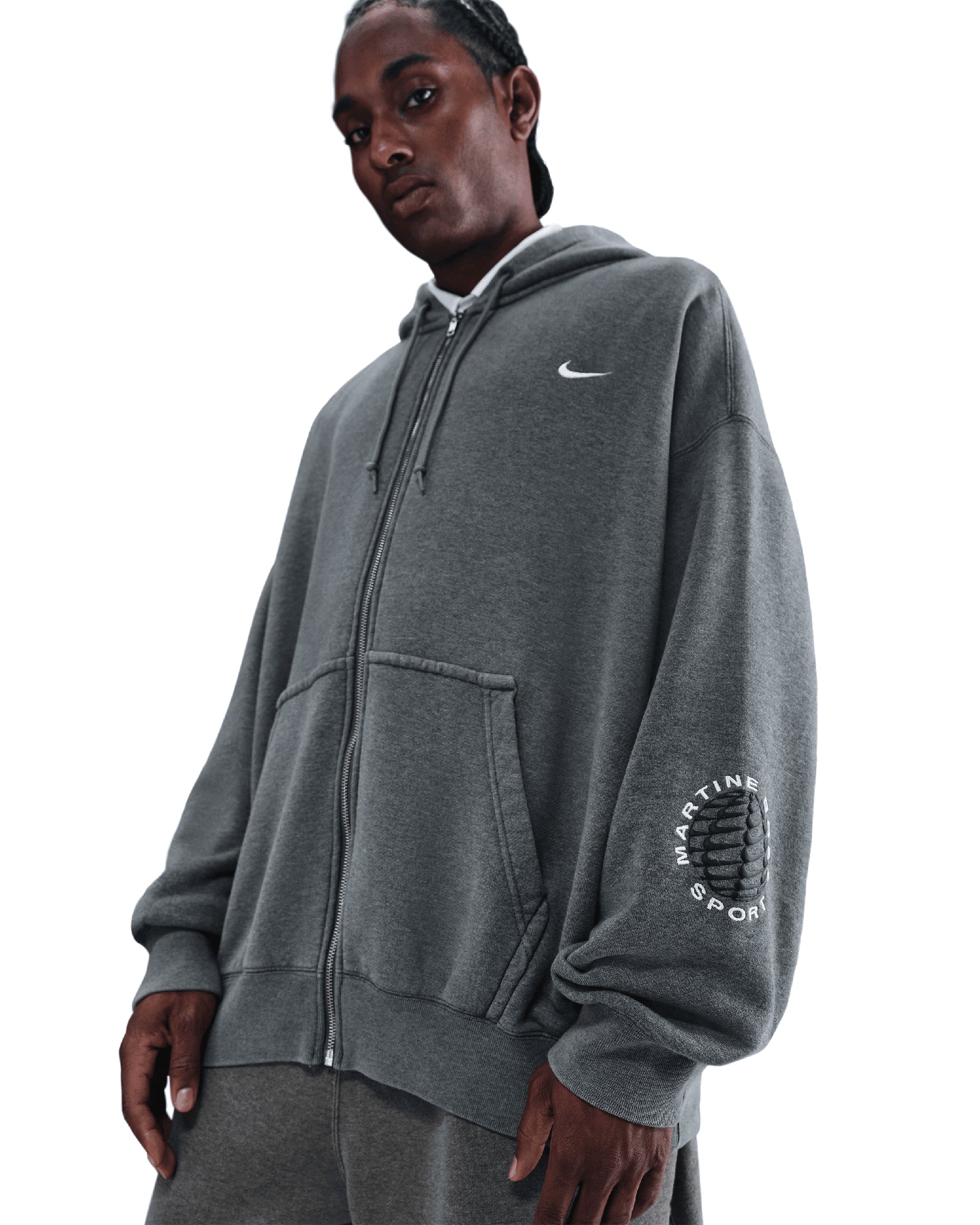 Nike x Martine Rose NRG Oversize Men's Zip-Up Sweatshirt Nike x Martine Rose NRG Oversize Men's Zip-Up Sweatshirt