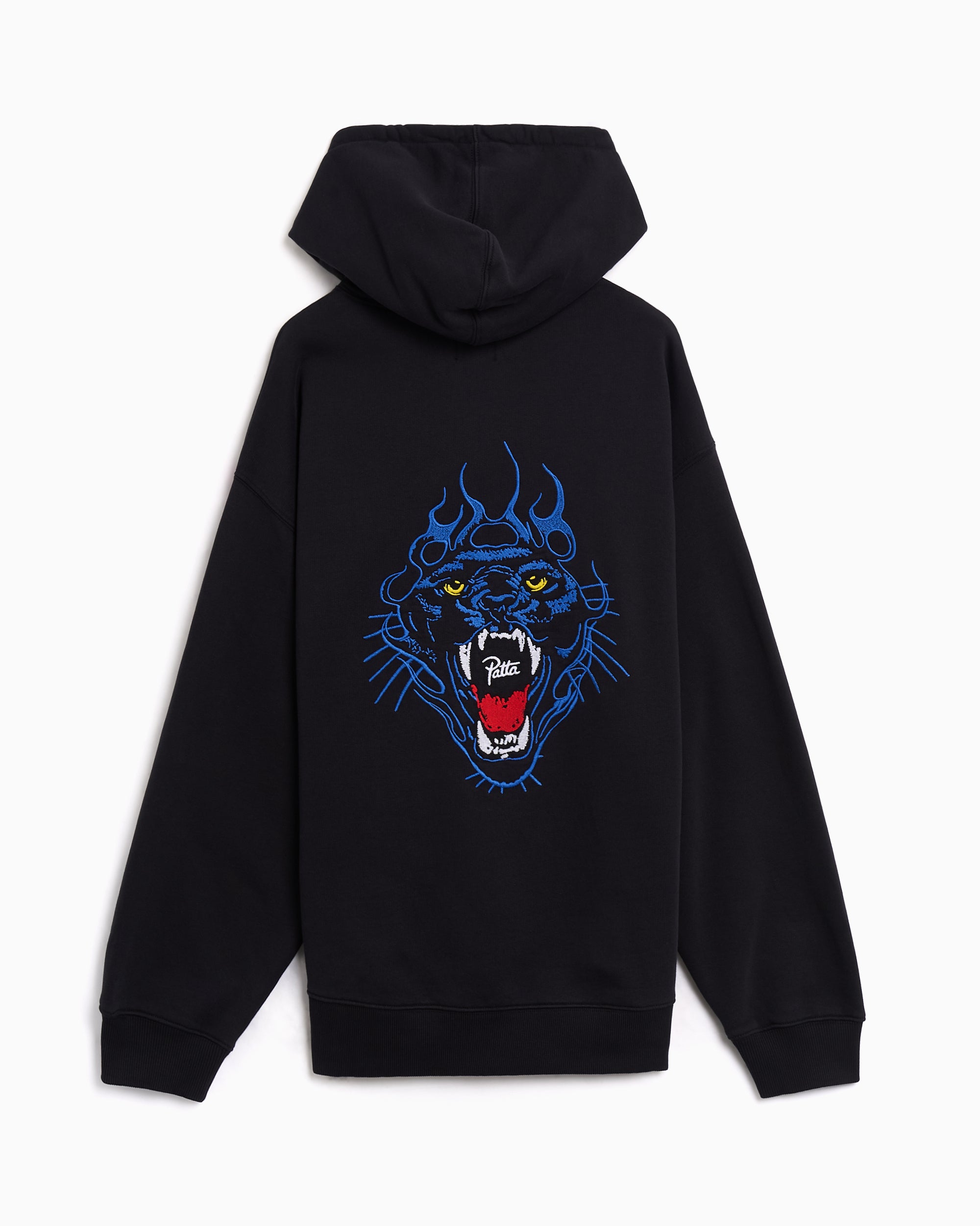 Sweatshirts Patta Fire Panther Graphic Boxy Men's Hoodie - POC-AW25-2050-325-0026-001