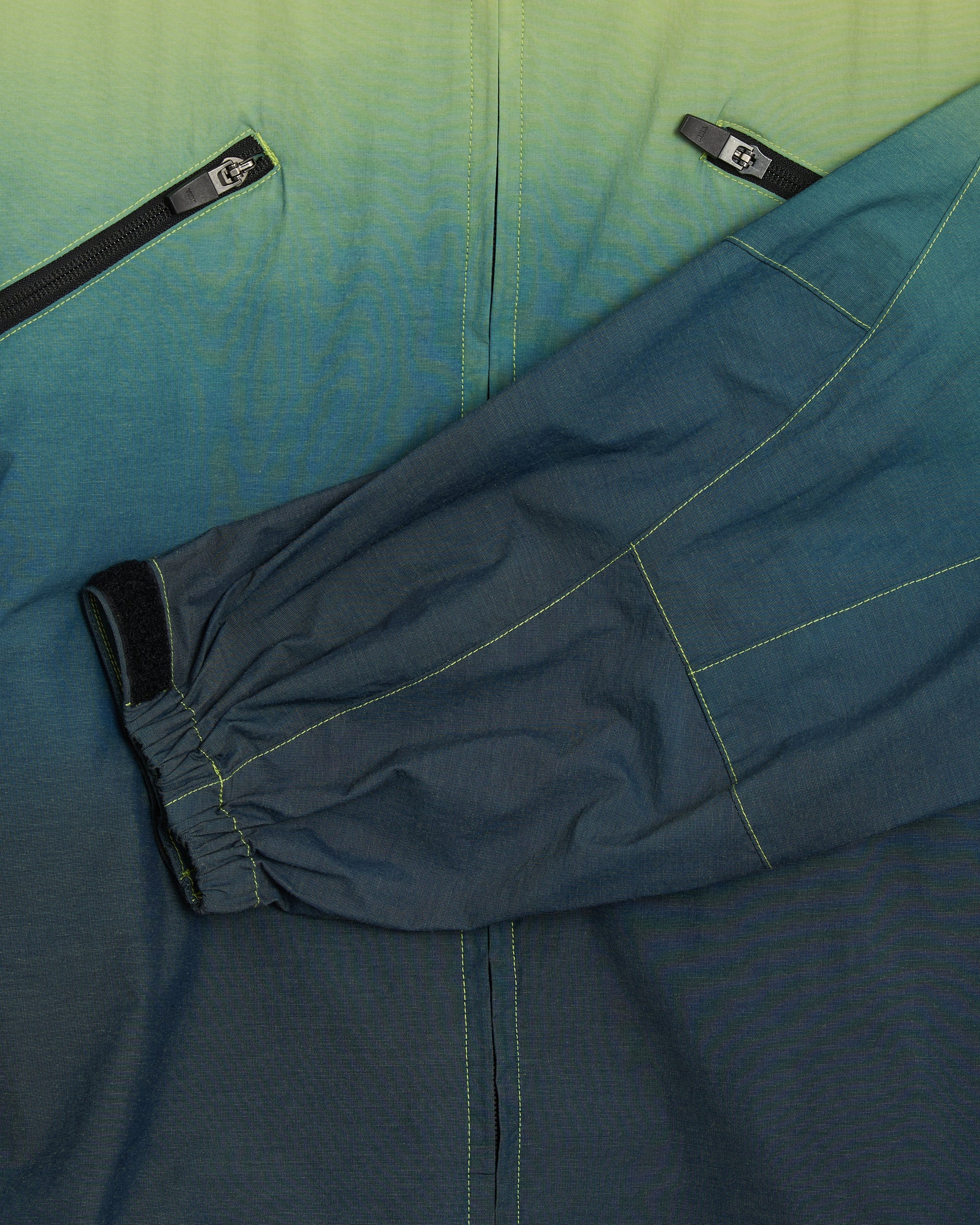 Sweatshirts Poliquant The Breathable Gradient Relaxed Men's Hoodie - 2601015-LIMEBLUE