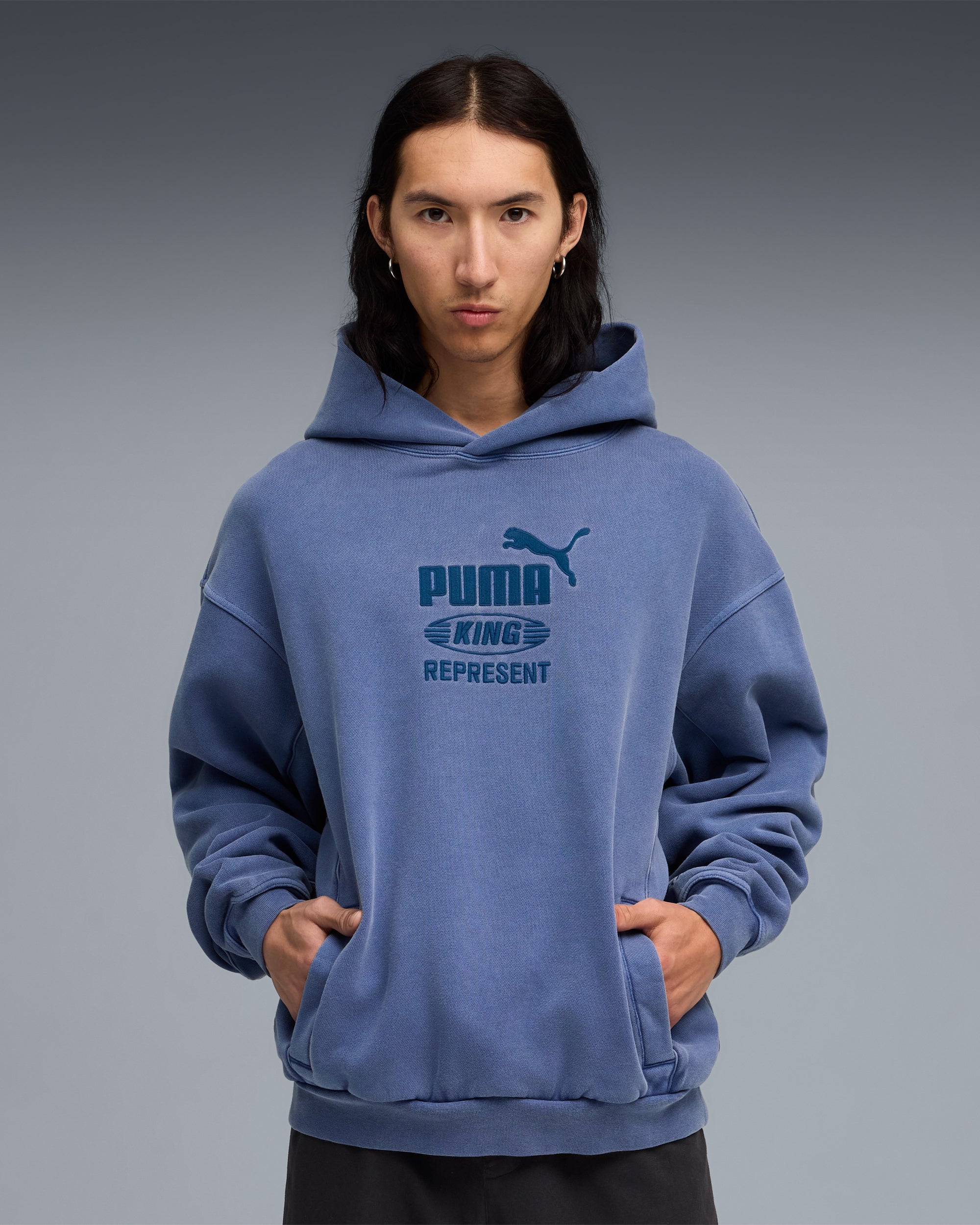 Sweatshirts Puma x REPRESENT Logo Relaxed Unisex Hoodie - 632542-78