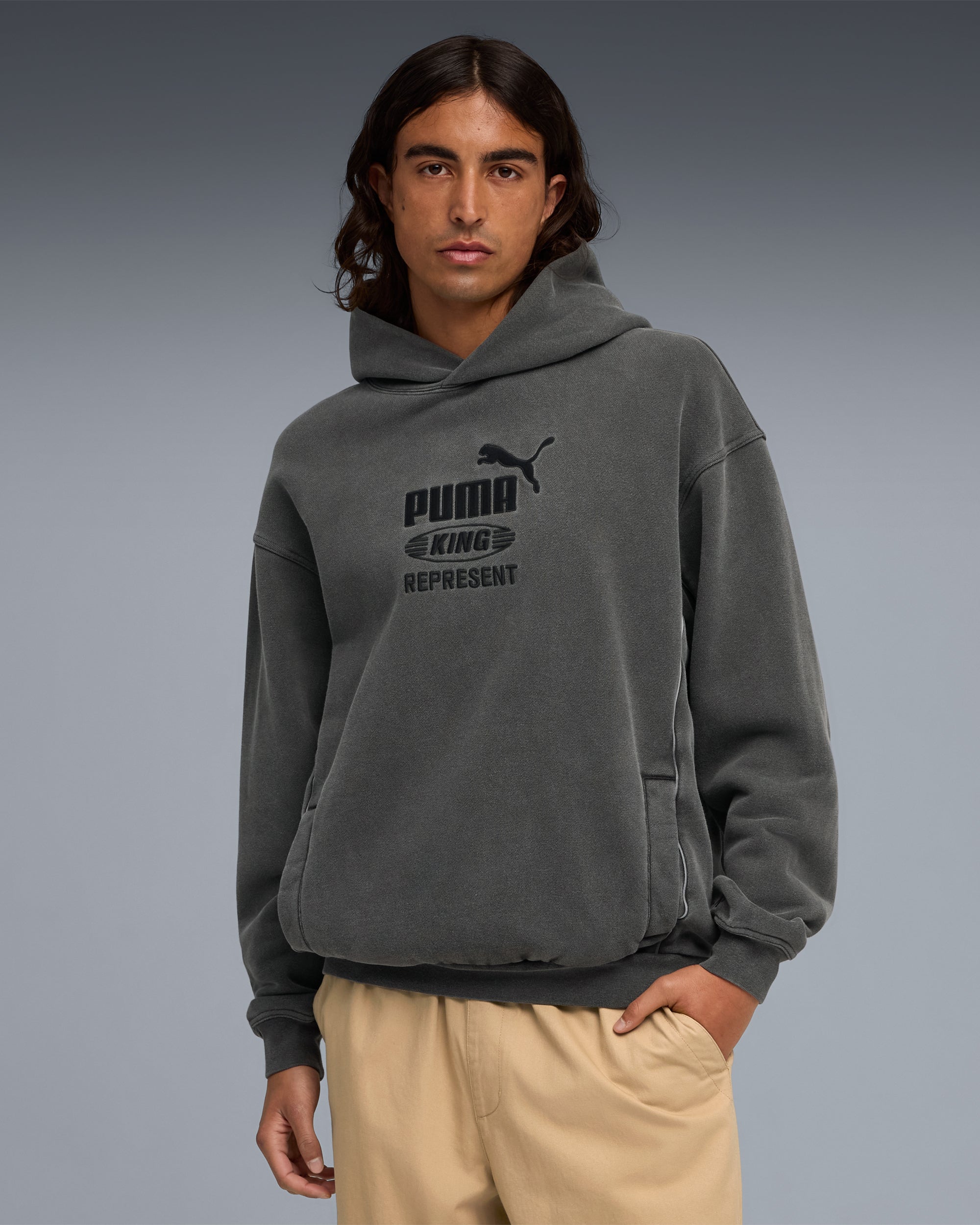 Sweatshirts Puma x REPRESENT Logo Relaxed Unisex Hoodie - 632542-97