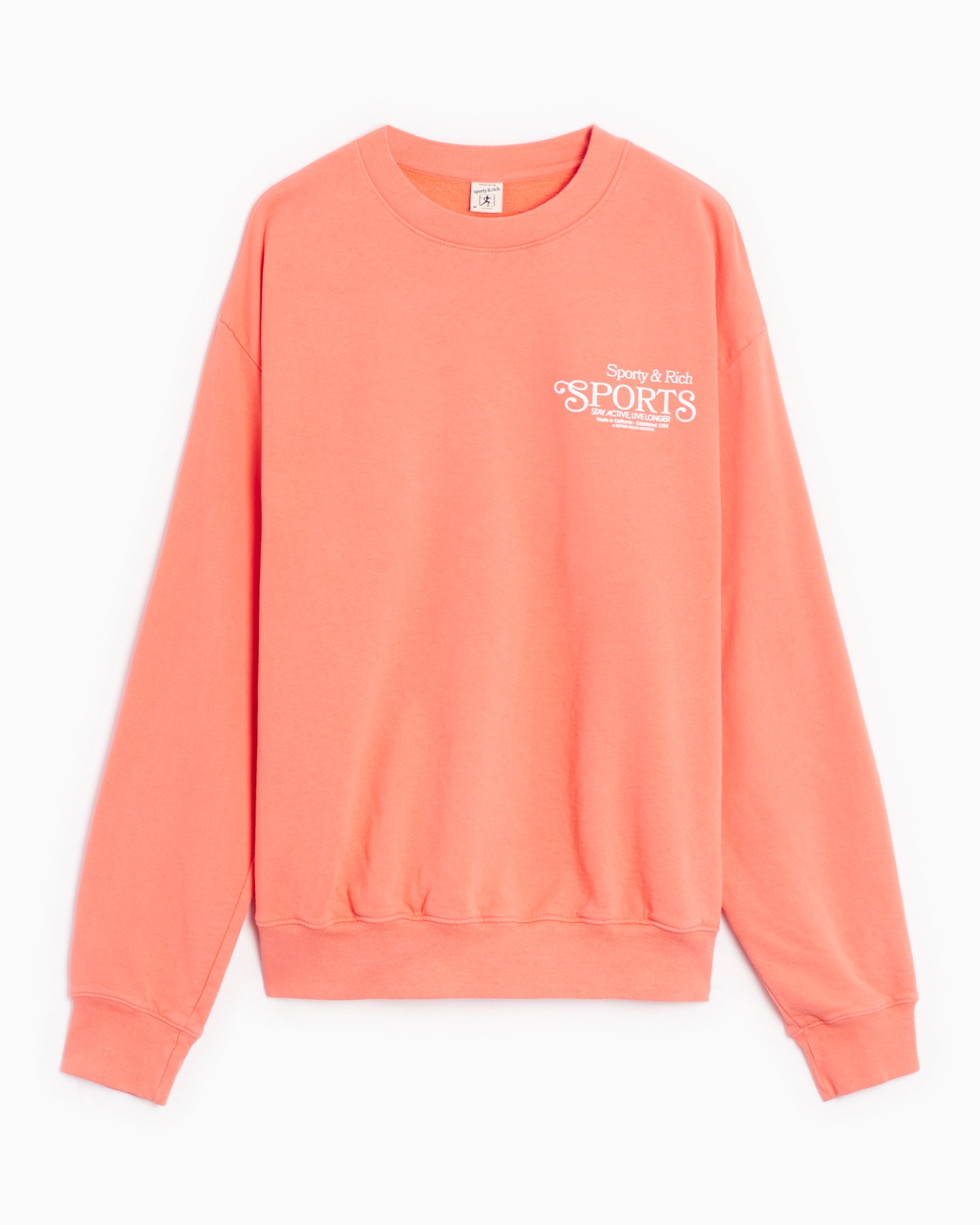 sporty&rich トレーナー Sporty & Rich Bardot Sports Unisex Sweatshirt Unisex Sweatshirt