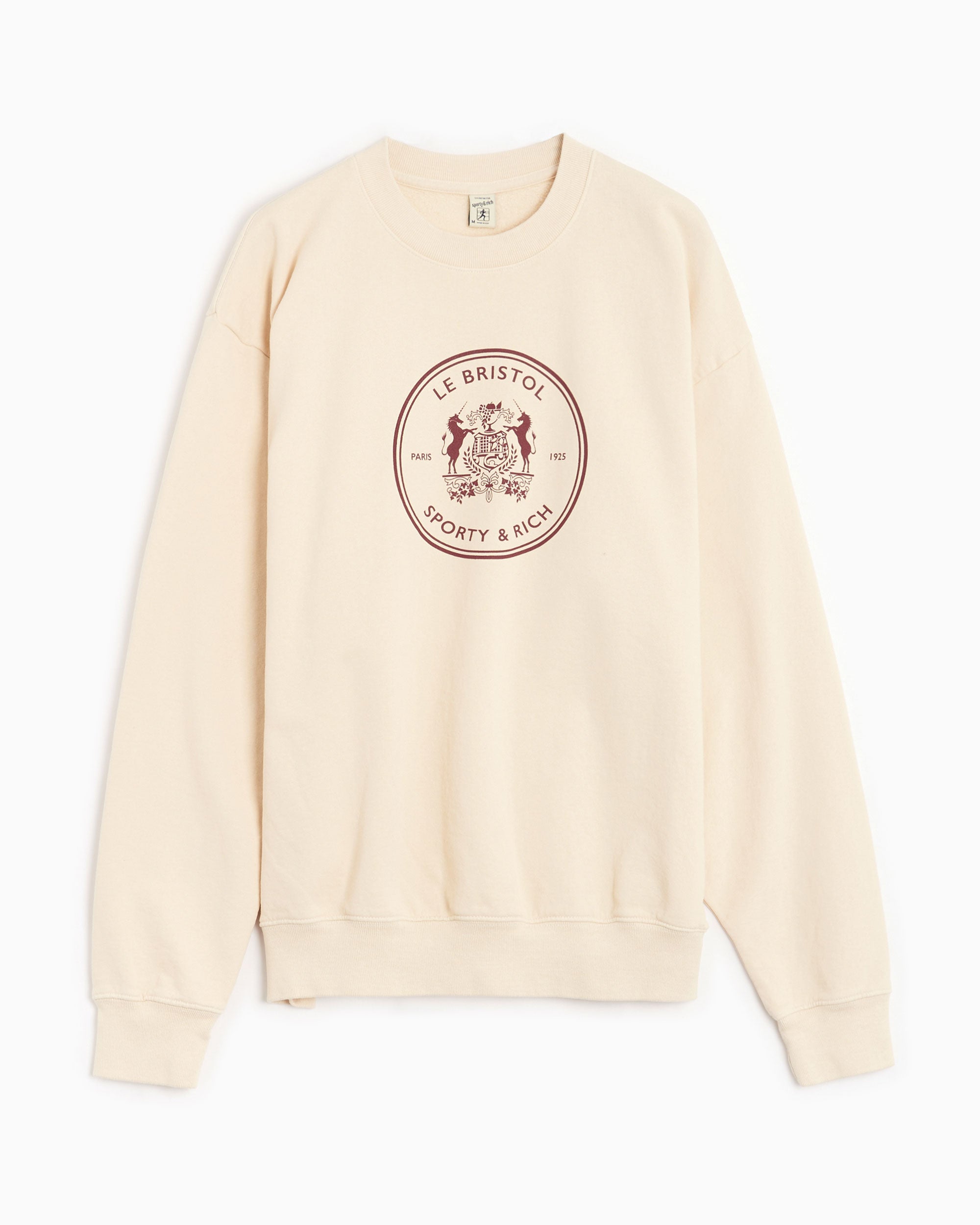 Bristol スウェット Sporty & Rich x Le Bristol Paris Bristol Crest Unisex Sweatshirt Unise