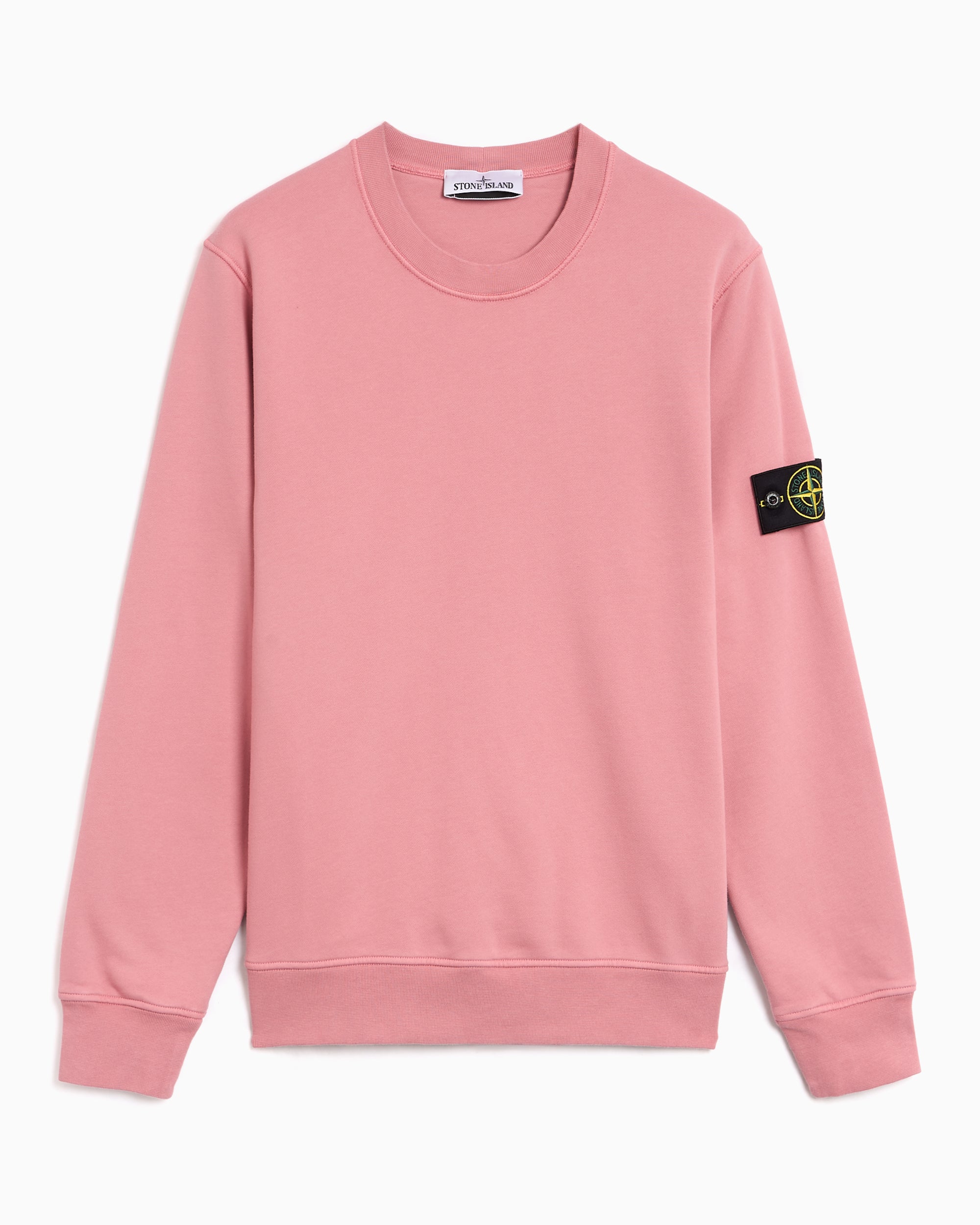 STONE  クルーネック スウェット ピンク Stone Island Men's Sweatshirt