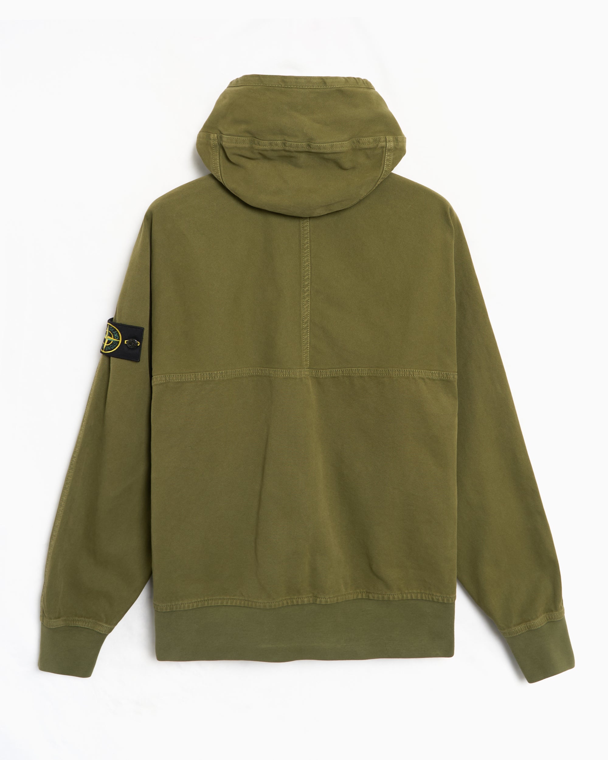 Sweatshirts Stone Island Panama Cotton "Old" Effect Oversize Men's Zip-Up Sweatshirt - L1S156100068-V015G