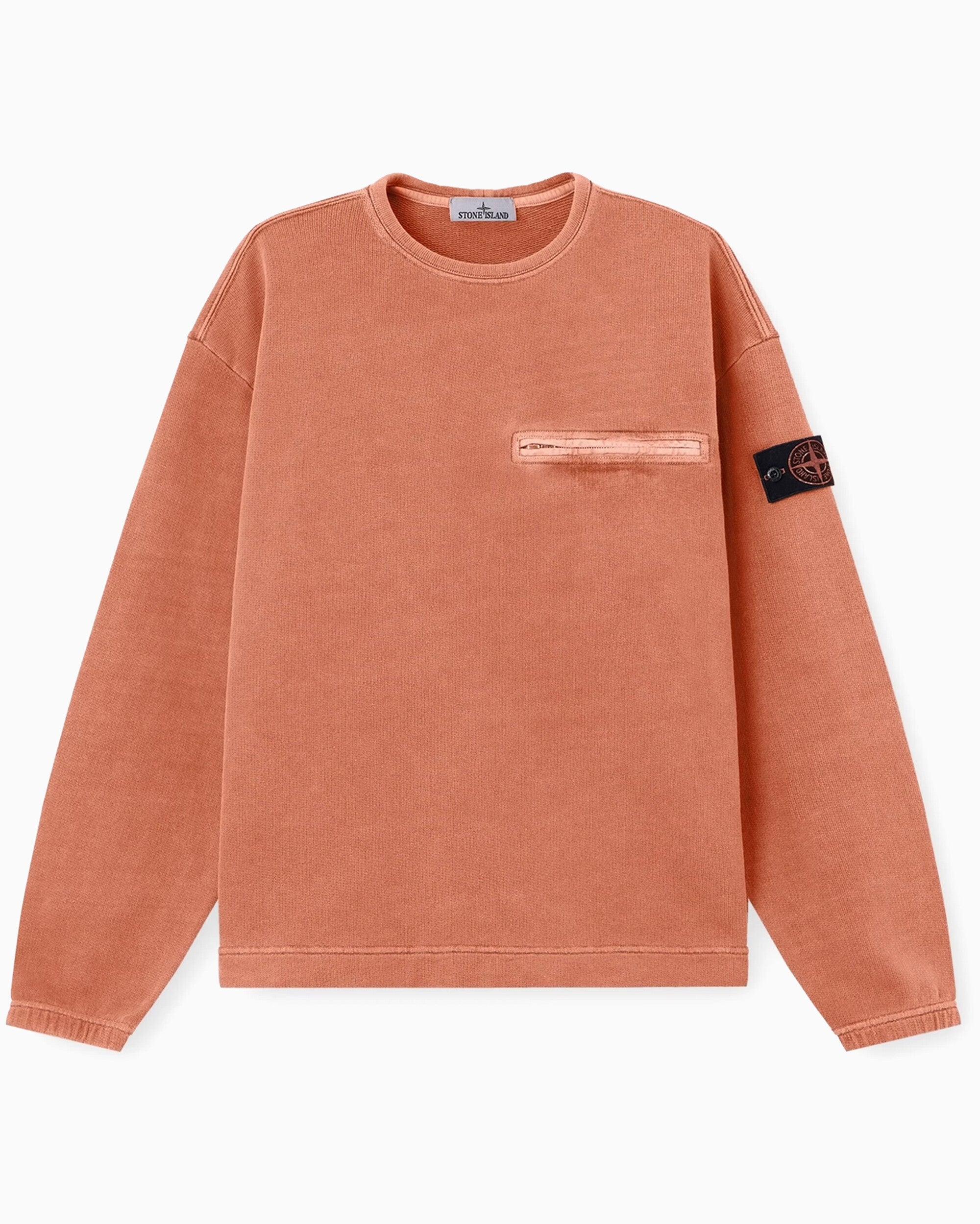 STONE  SWEATSHIRT オレンジ Stone Island Relaxed Men's Sweatshirt