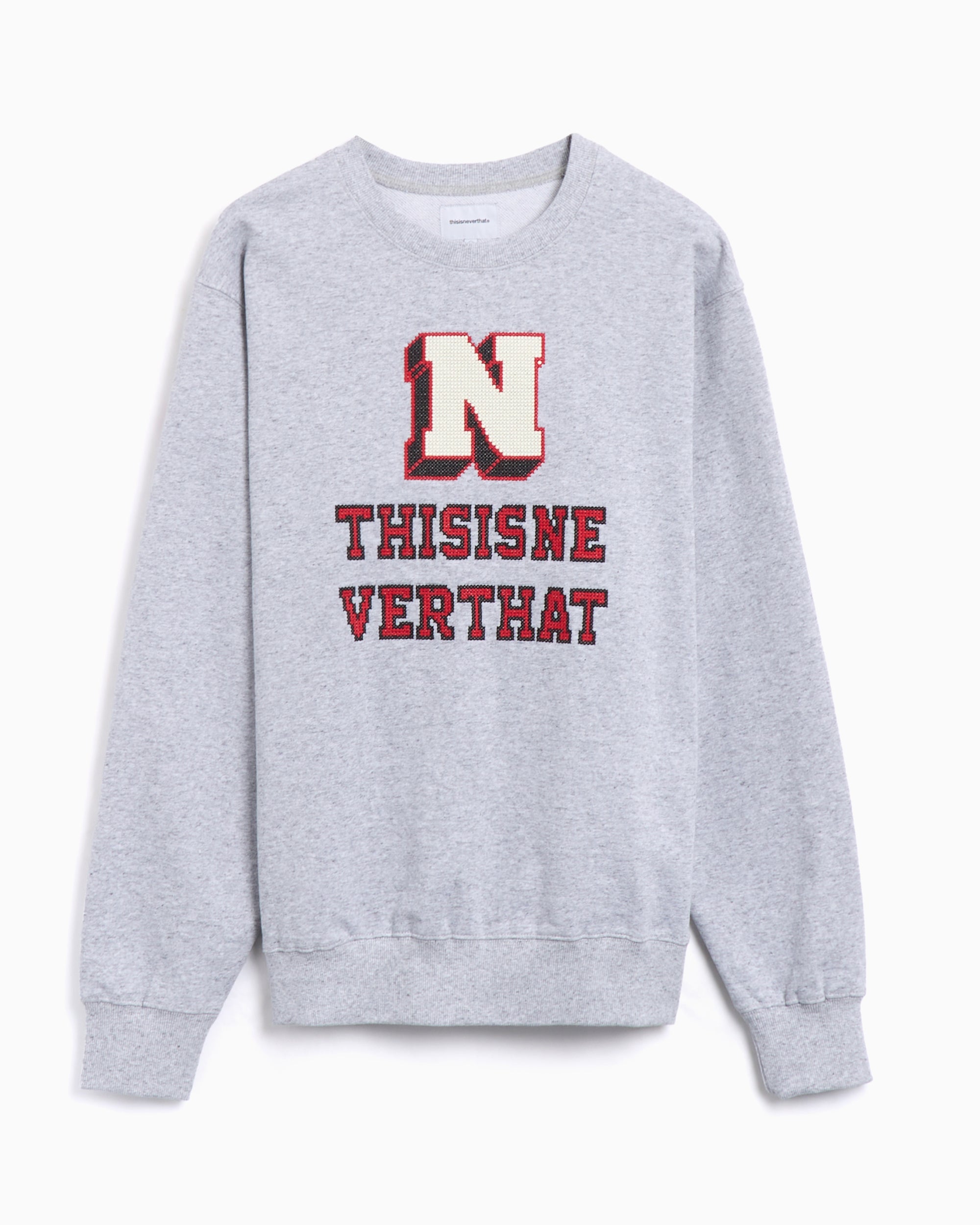 thisisneverthat® thisisneverthat® Cross Stitched Men's Sweatshirt Men'