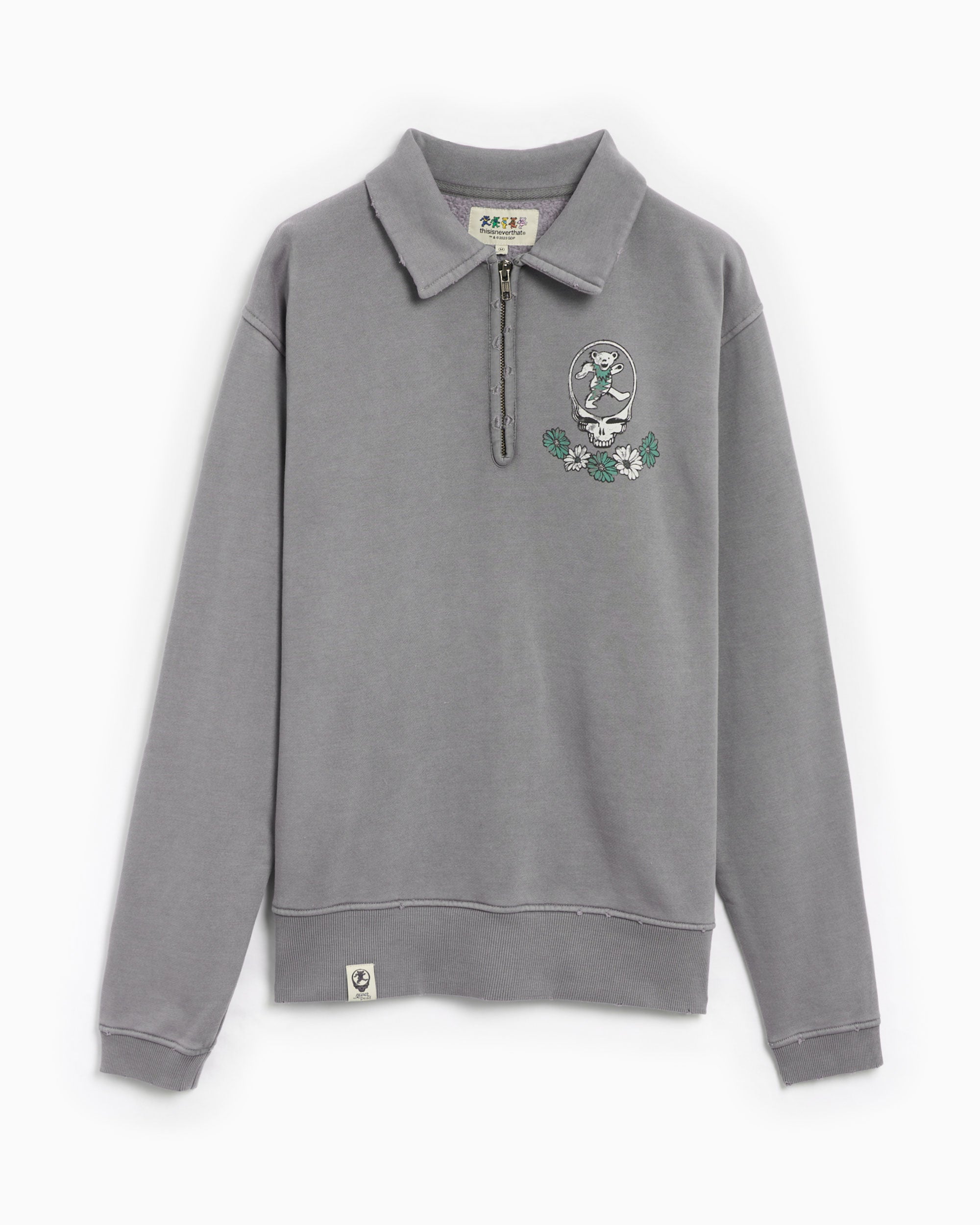 thisisneverthat® x Grateful Dead SYF Men's Half Zip Sweatshirt