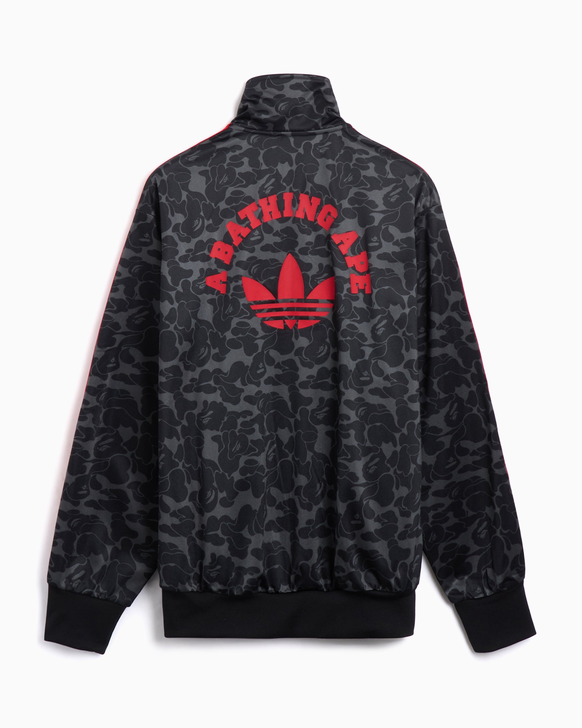 Sweatshirts X BAPE adidas Originals x BAPE Football Men's Track Jacket Relaxed Men's Zip-Up Sweatshirt - JN7117