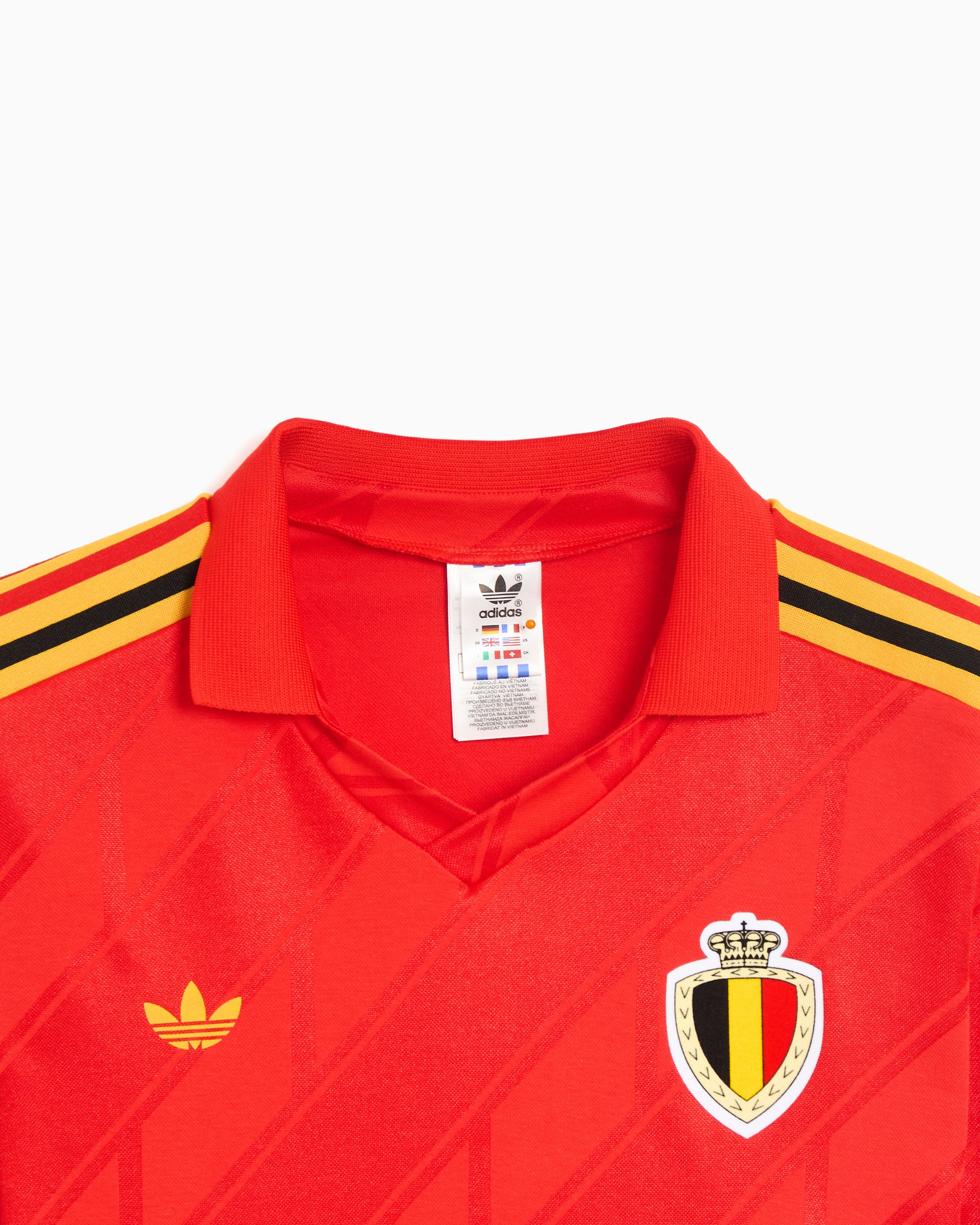 T-Shirts adidas Originals Belgium 1986 Football 1st Kit Men's Jersey T-Shirt - KA5111
