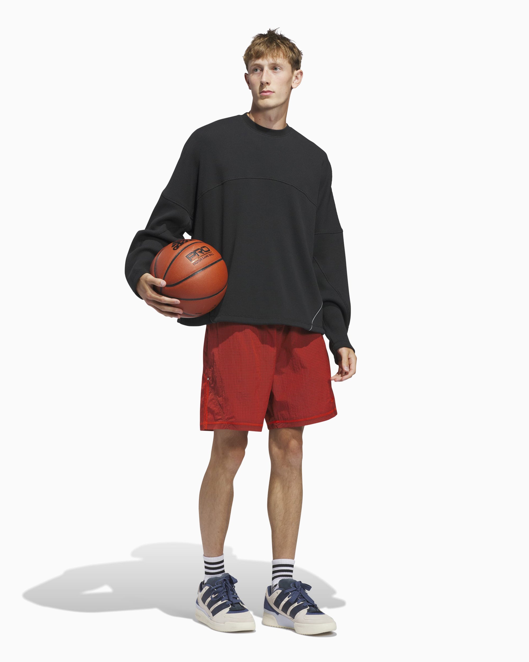 T-Shirts adidas Originals La Cienega Long-Sleeved Relaxed Unisex T-Shirt - KA9335