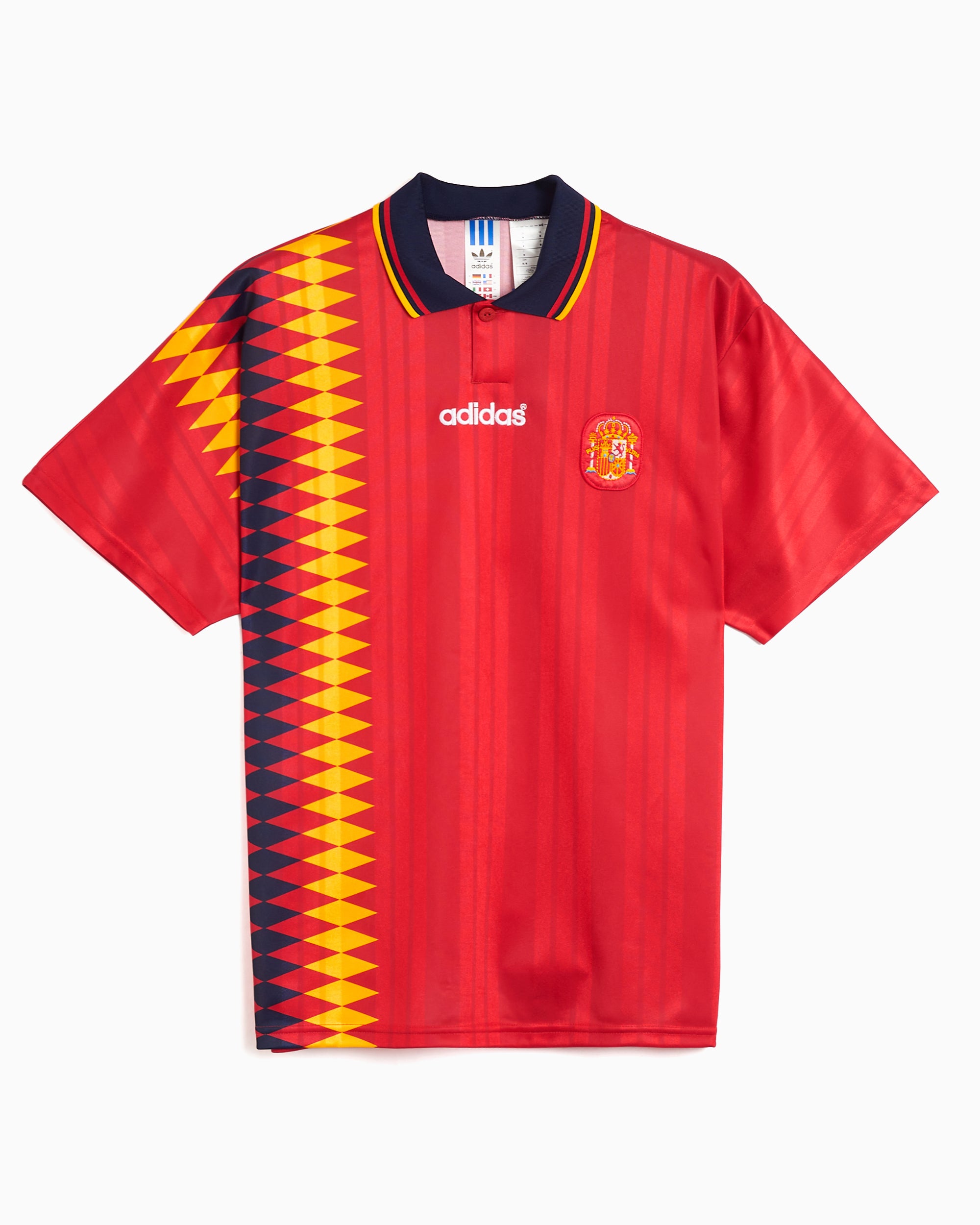 adidas Originals Spain 1994 Football 1st Kit Relaxed Men's Jersey T-Sh