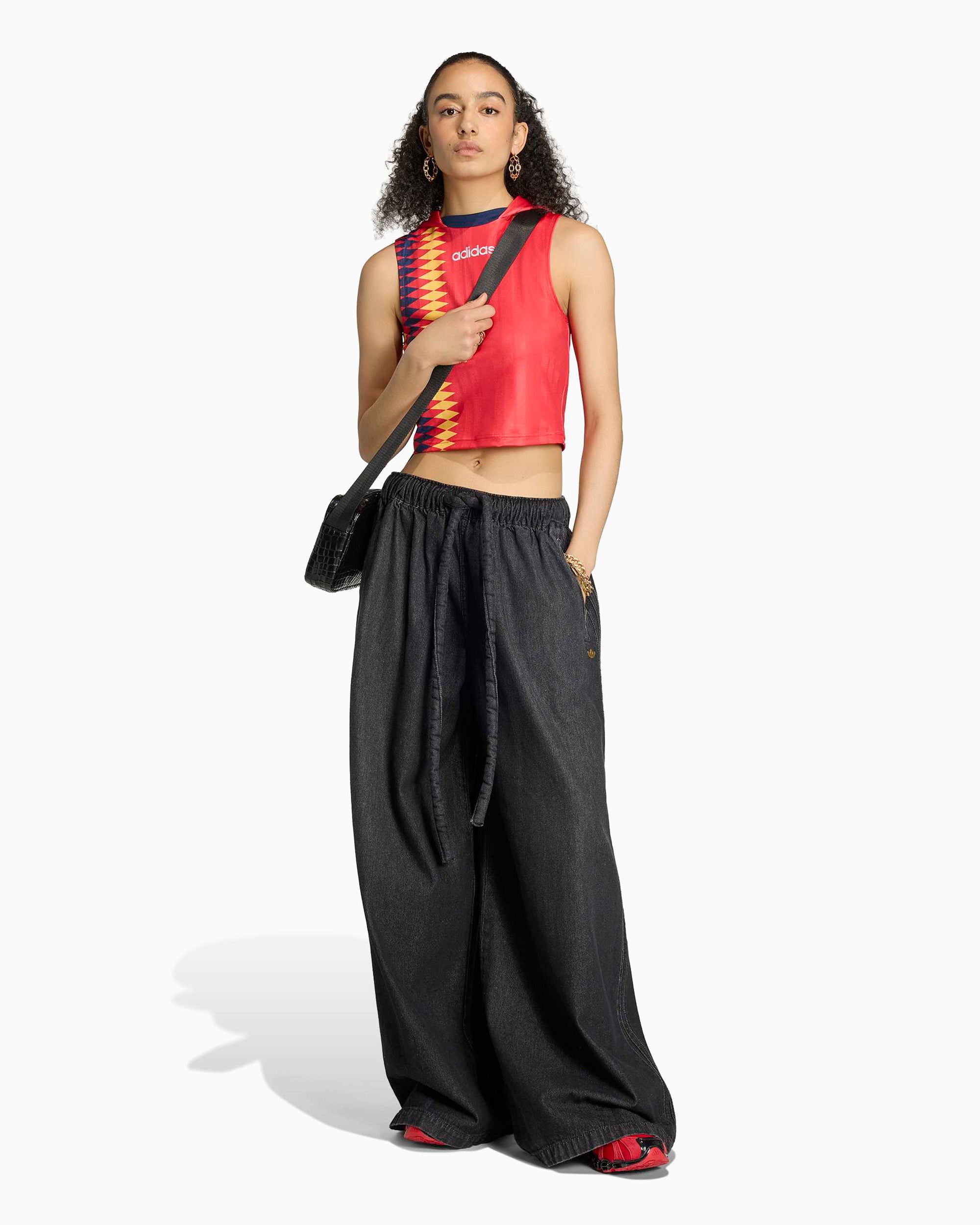T-Shirts adidas Originals Spain Reconstructed Bringback Crop Women's Tank Top - KE2290