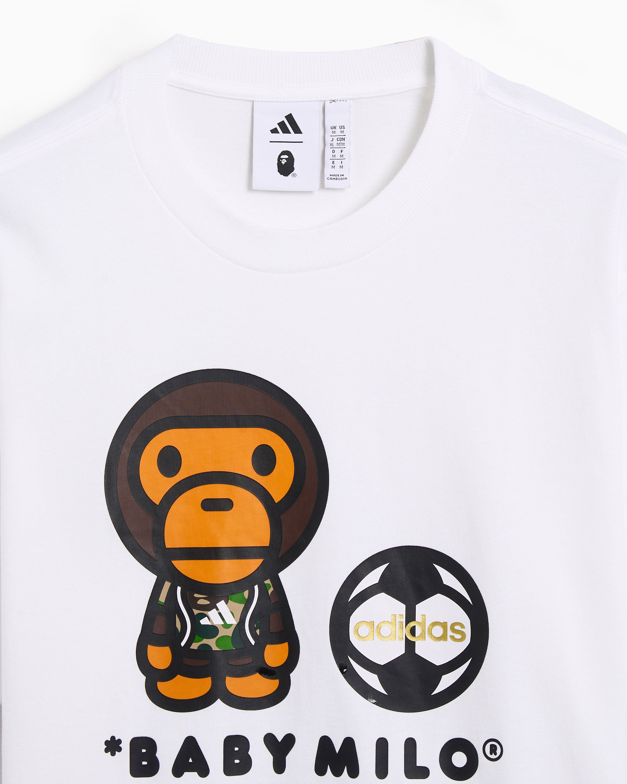T-Shirts adidas Originals x BAPE Milo Men's T-Shirt - JZ7392