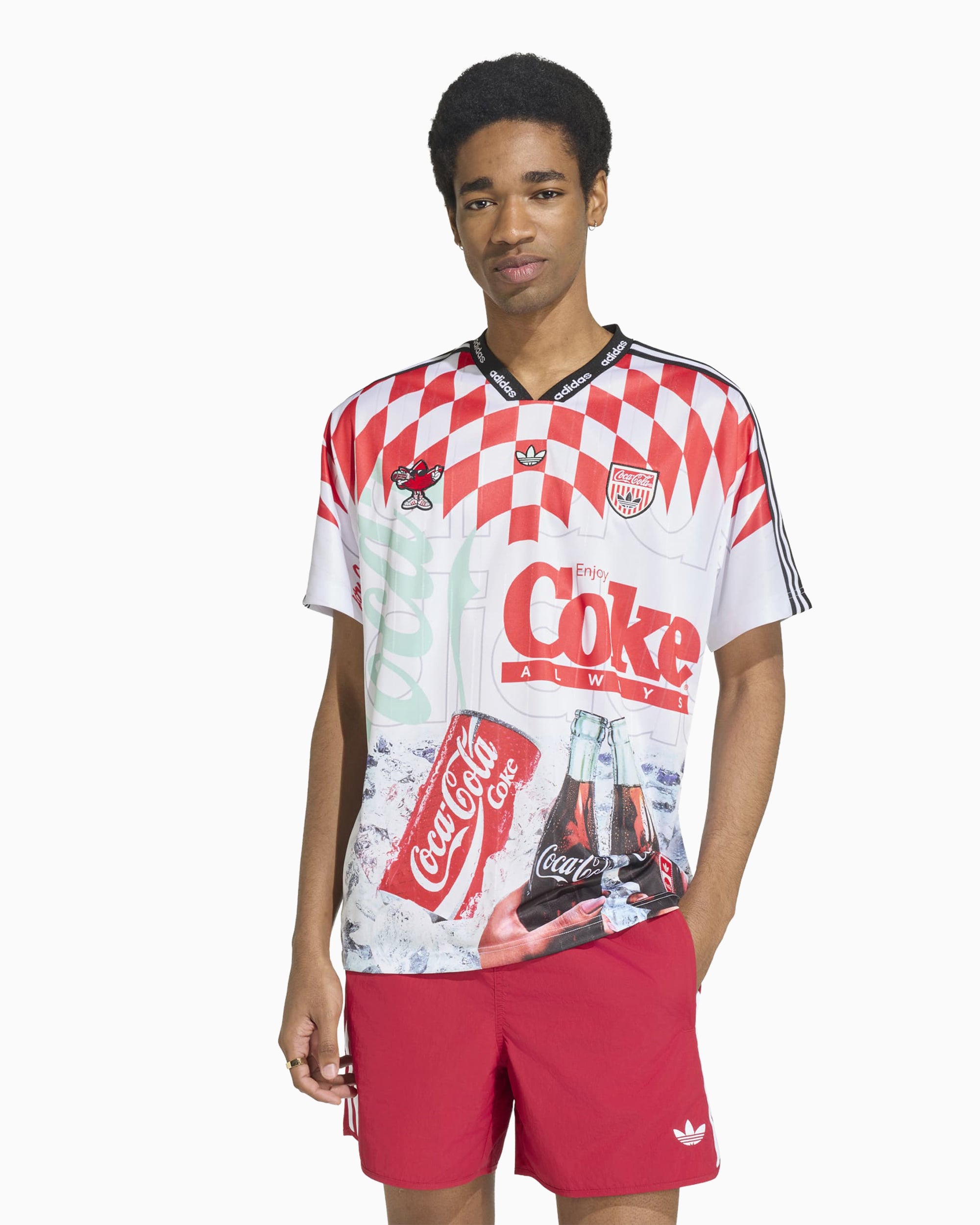 Coca-Cola コカ・コーラ サッカーシャツ 10種セット adidas Originals x Coca-Cola Classic Sport Mash-Up Graphic Relaxed Men