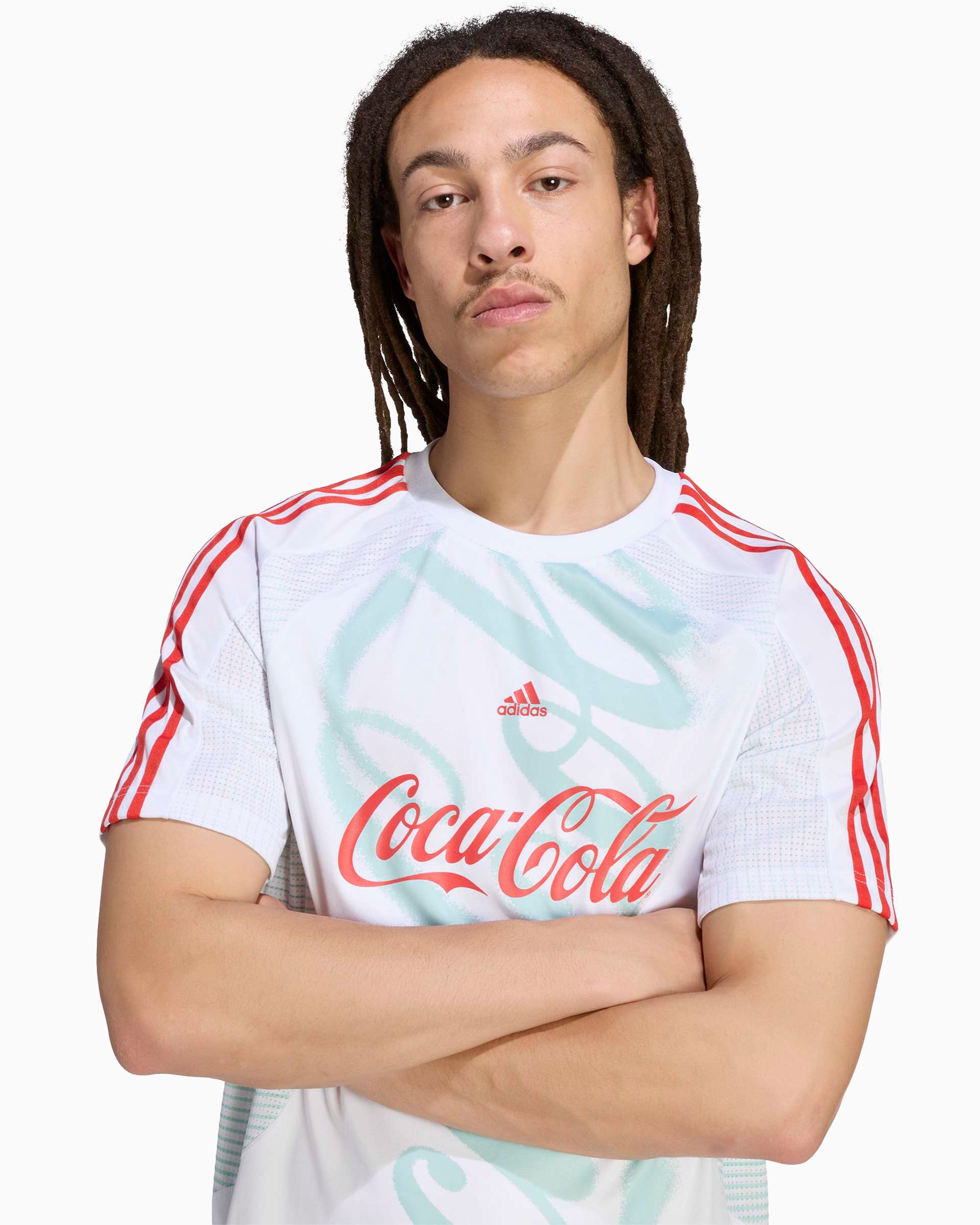 T-Shirts adidas Originals x Coca-Cola Teamgeist Logo Men's T-Shirt - KY2103