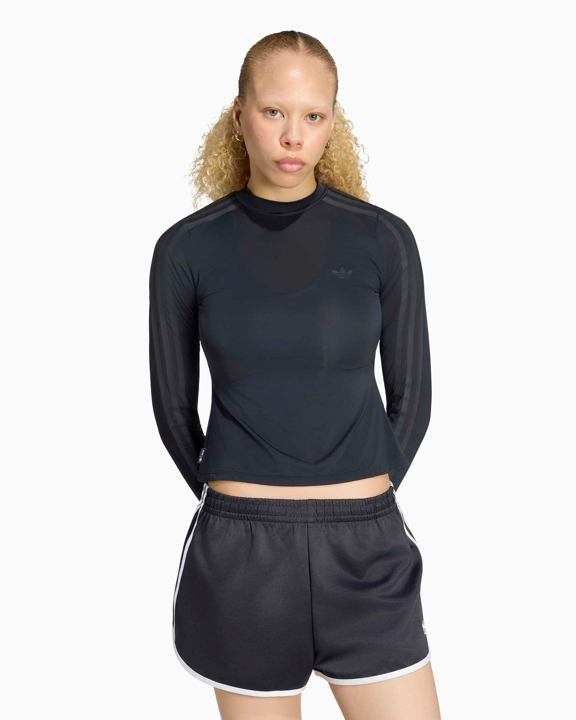 T-Shirts adidas Originals x JENNIE Adiluna Season 2 Long-Sleeved Slim Women's T-Shirt - LD8931