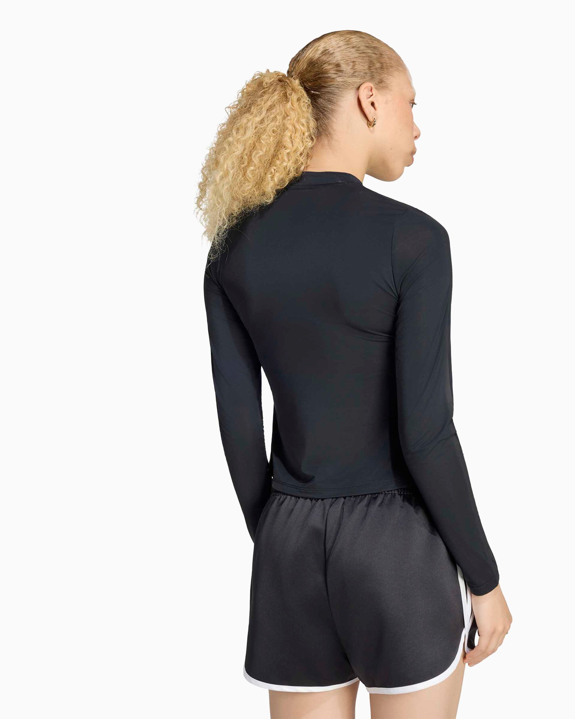T-Shirts adidas Originals x JENNIE Adiluna Season 2 Long-Sleeved Slim Women's T-Shirt - LD8931