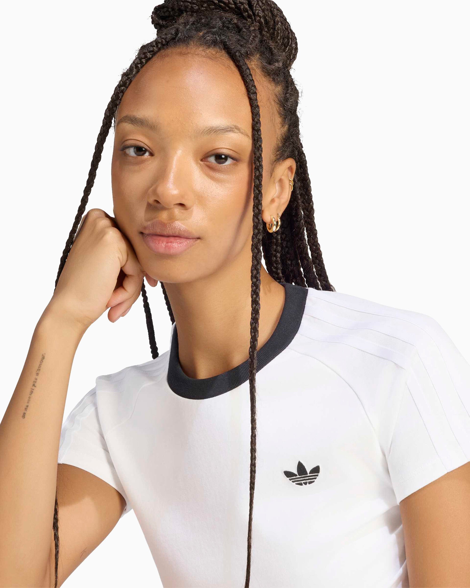 T-Shirts adidas Originals x JENNIE Adiluna Season 2 Slim Women's T-Shirt - LD4968