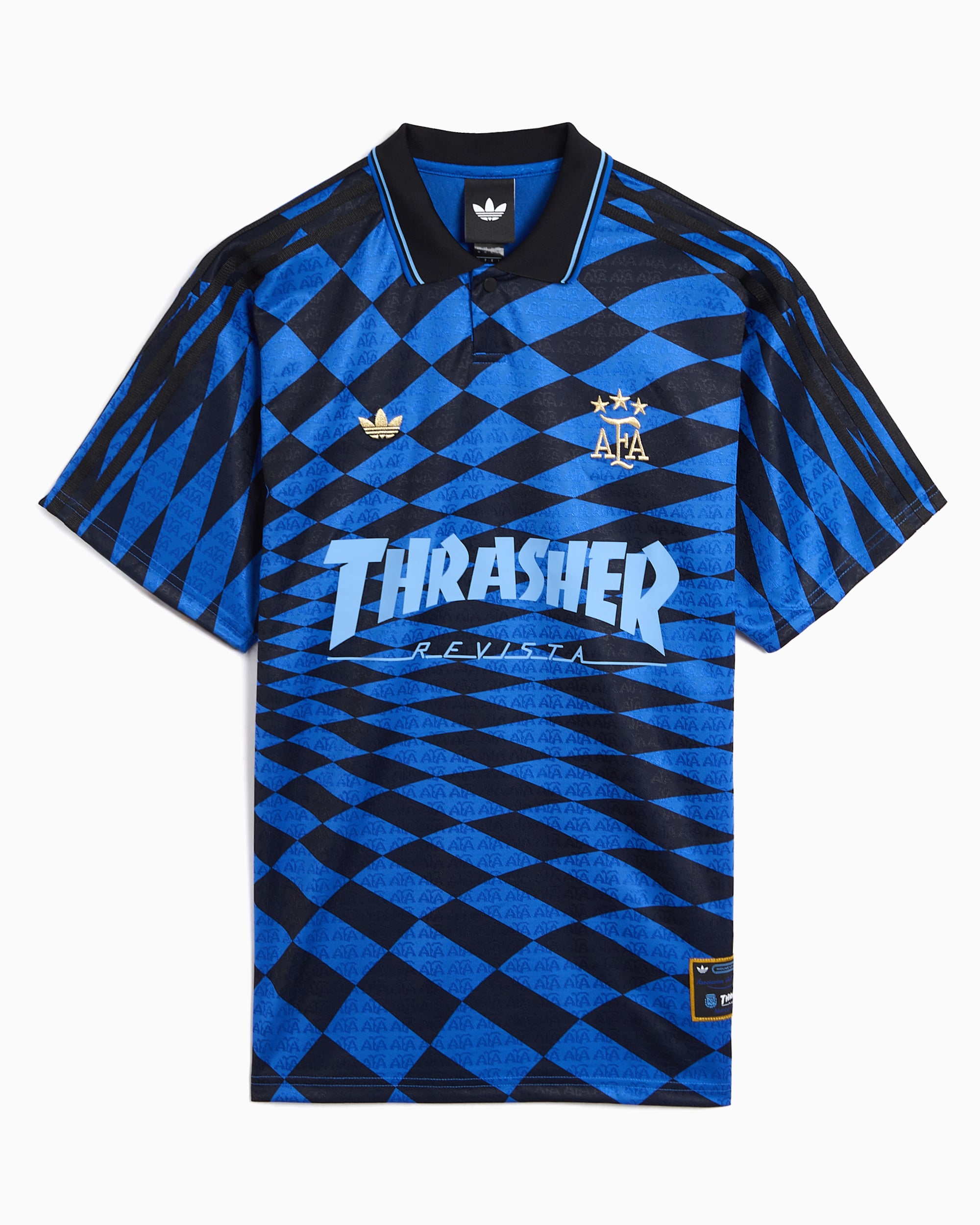 T-Shirts adidas Originals x Thrasher x AFA Argentina Men's Jersey T-Shirt - KX4551