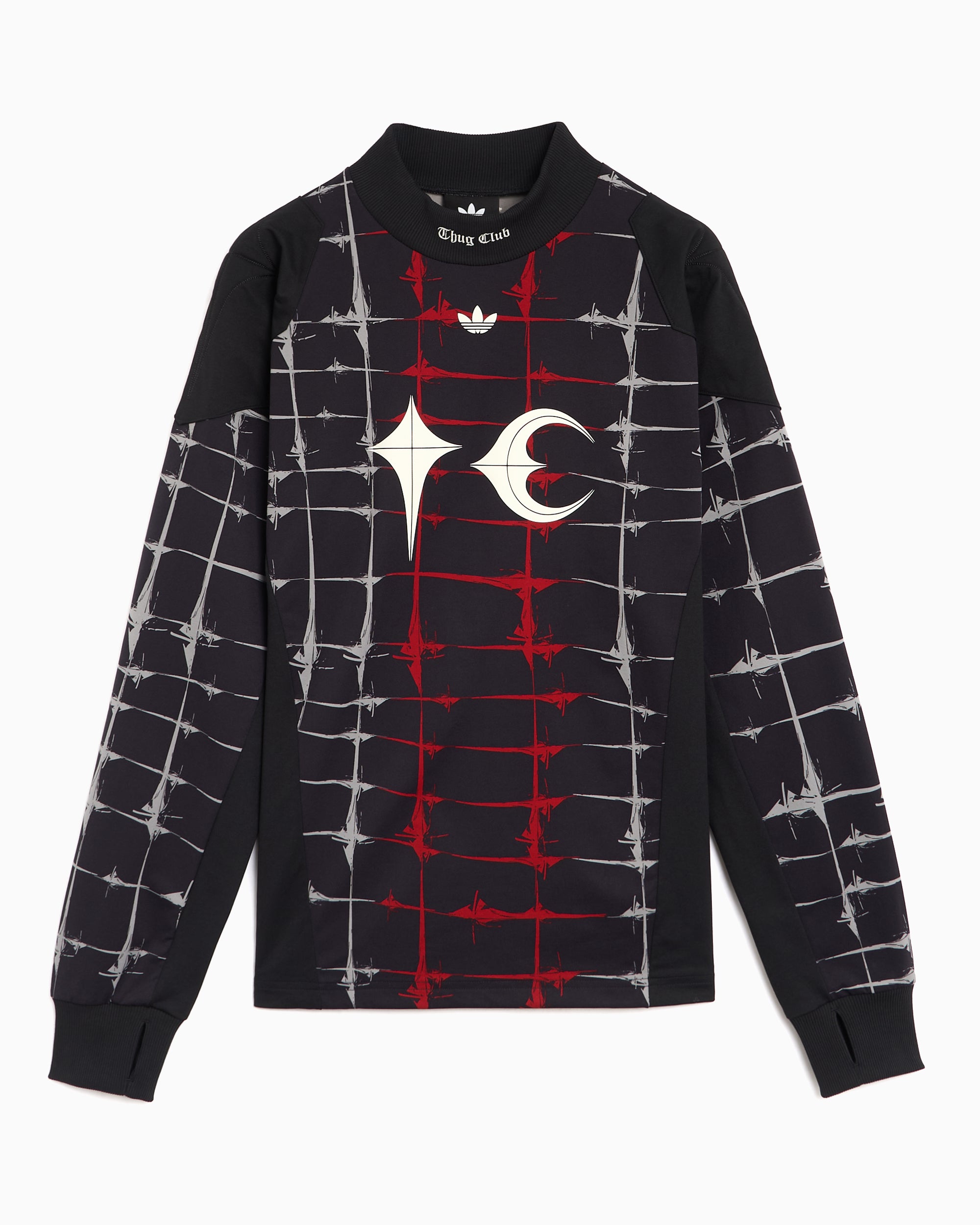 トップス adidas Thug Club Long Sleeve T-Shirt adidas Originals x Thug Club Goalie Graphic Long-Sleeved Relaxed Men's