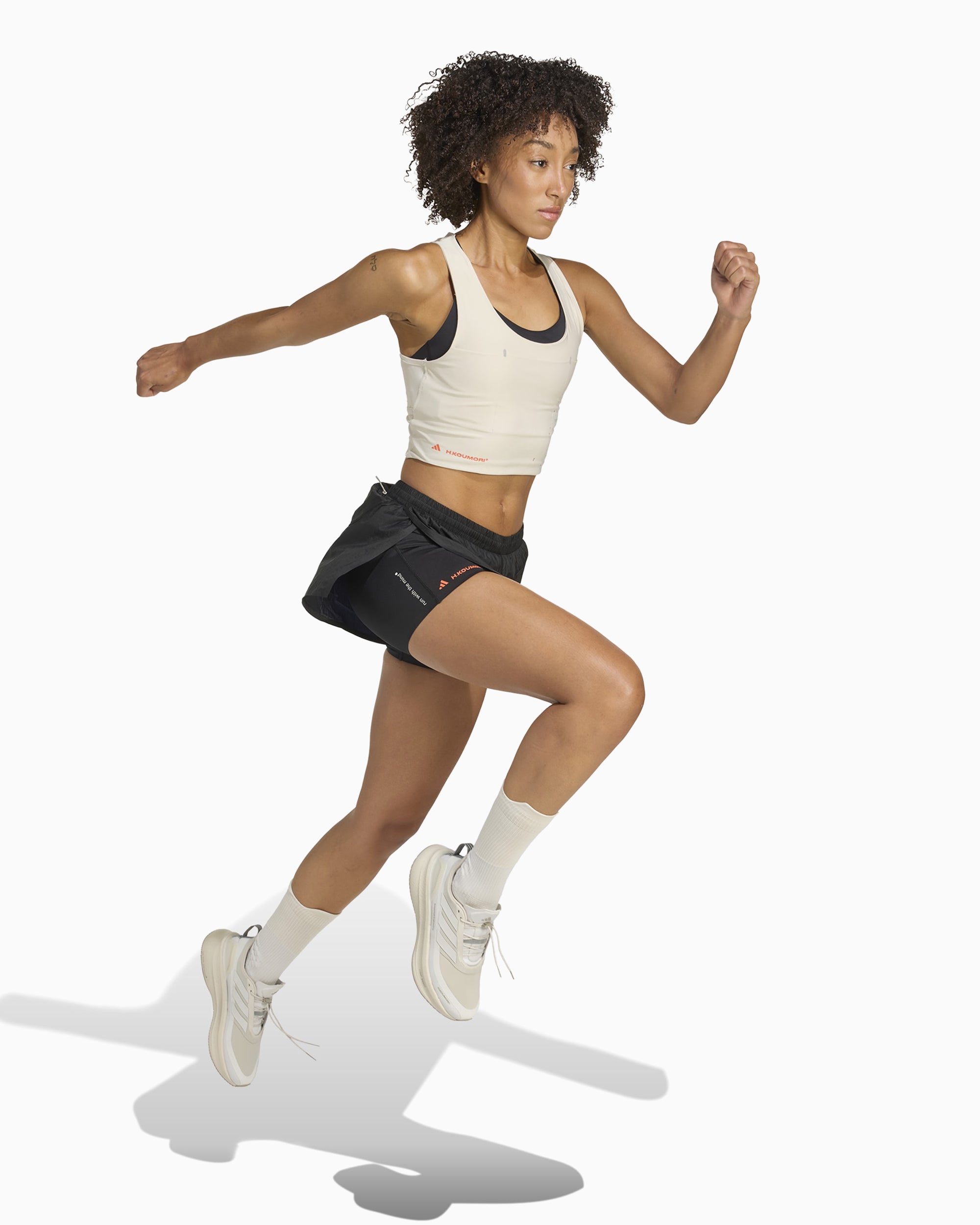 T-Shirts adidas Performance x H.Koumori Adi365 Runnning Crop Women's Tank Top - JY4080