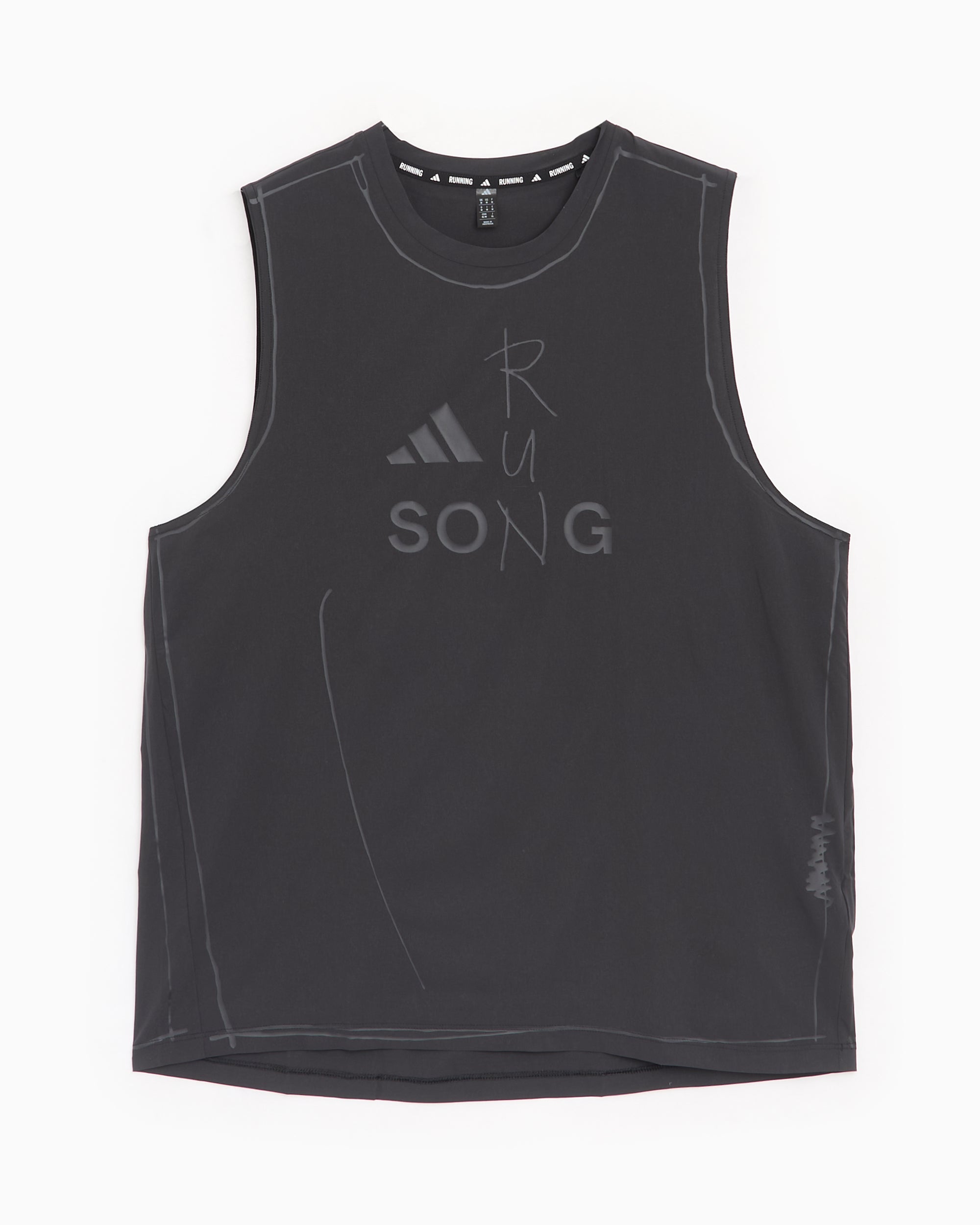 Ans Dotsloevner タンクトップ 星 adidas Performance x Song For The Mute Running adi365 Graphic Men's Ta