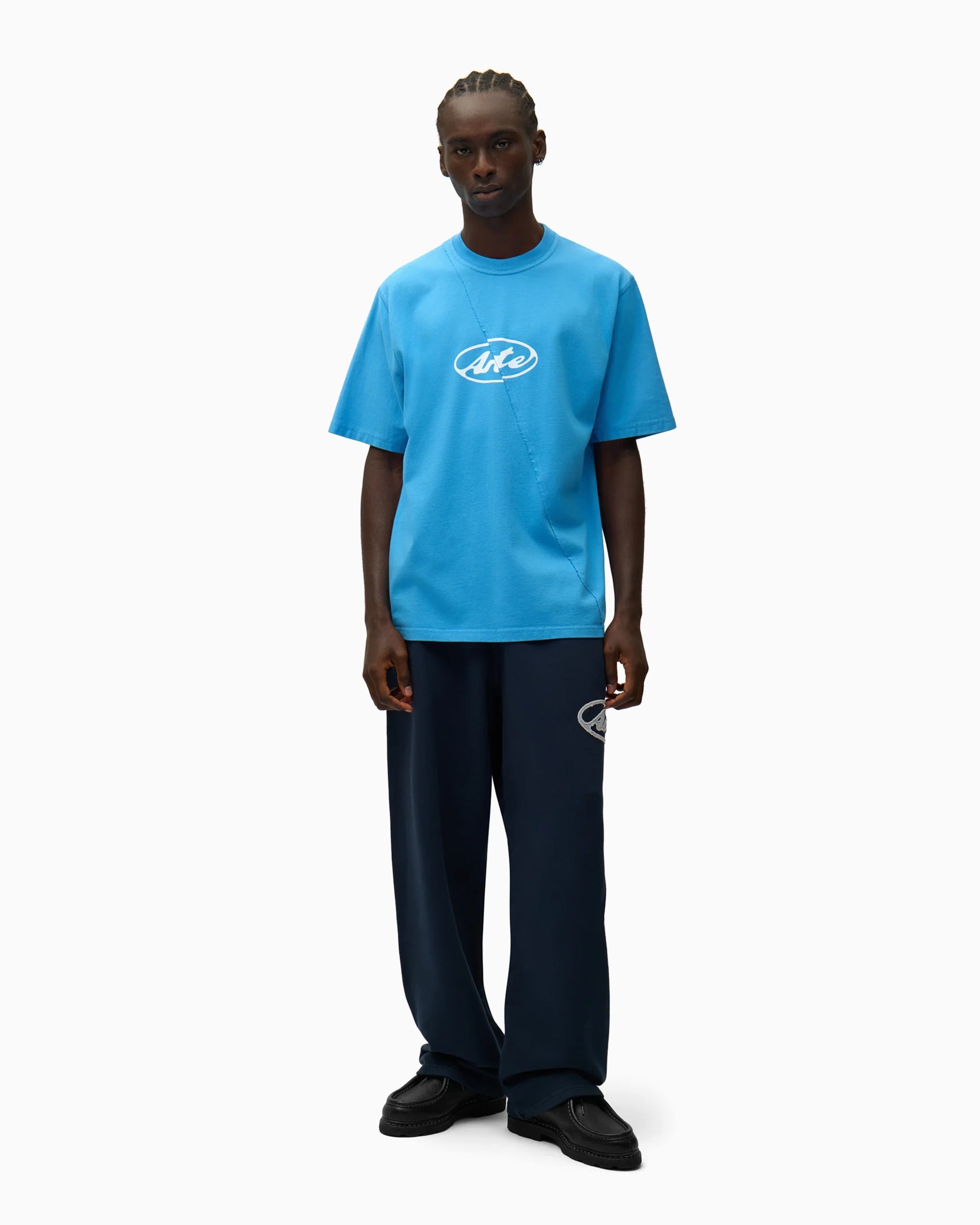 T-Shirts Arte Antwerp Circle Logo Relaxed Men's T-Shirt - SS26-107T-Blue
