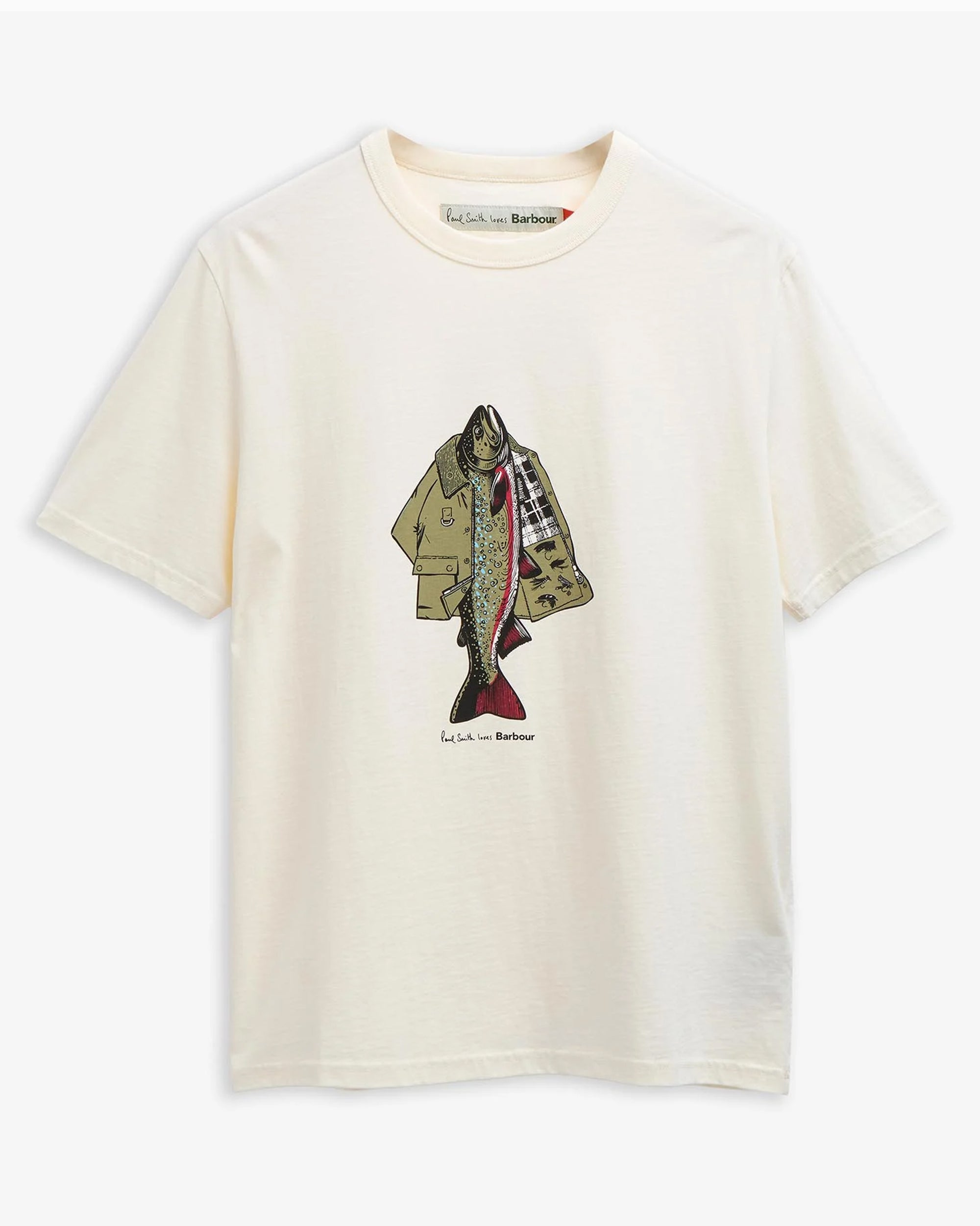 Barbour x Paul Smith Fishing Jacket Graphic Men's T-Shirt