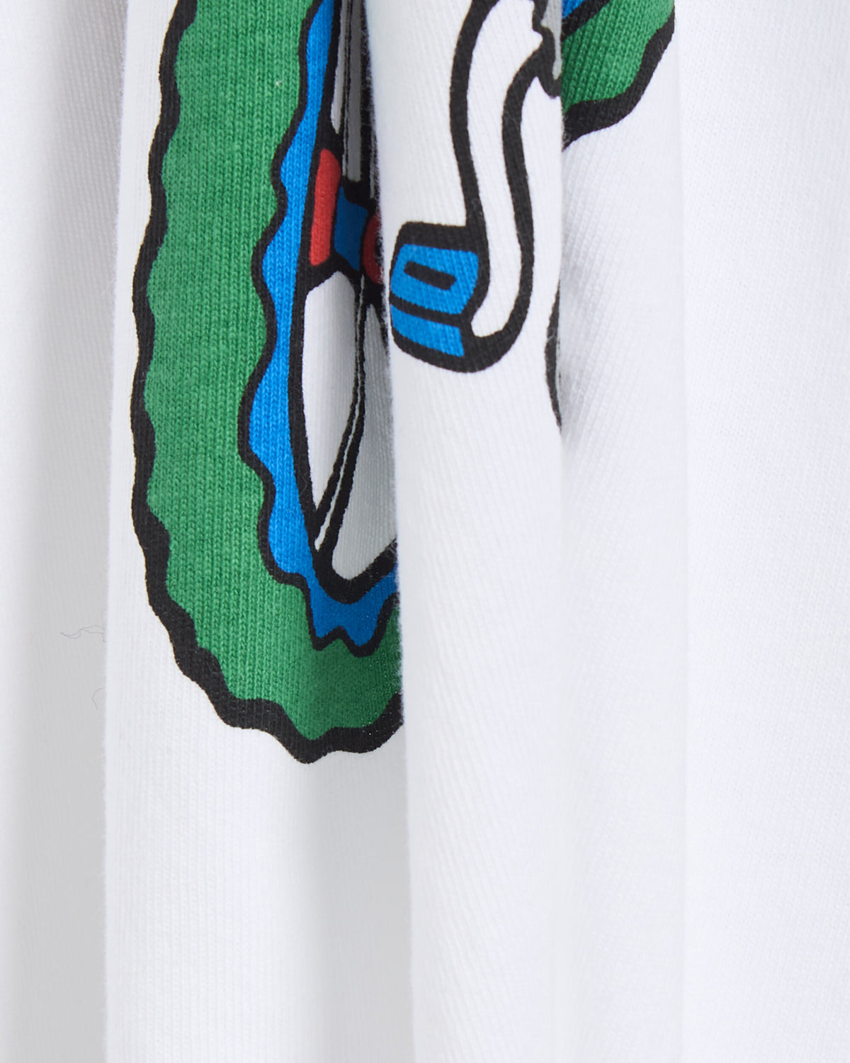 T-Shirts by Parra Bike Hammer Graphic Long-Sleeved Relaxed Men's T-Shirt - 56320-White