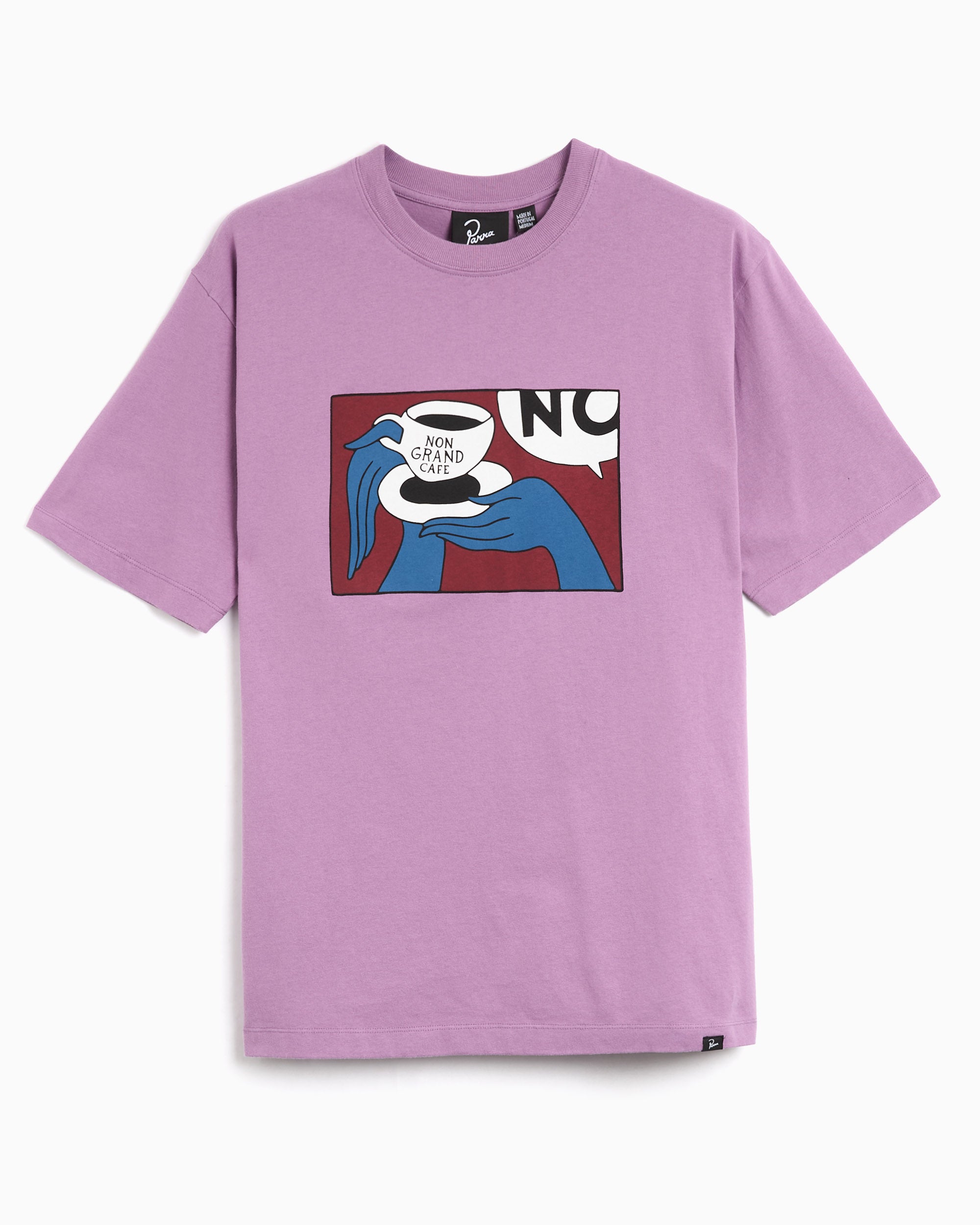 T-Shirts by Parra Not You Graphic Boxy Men's T-Shirt - 55350-PURPLE
