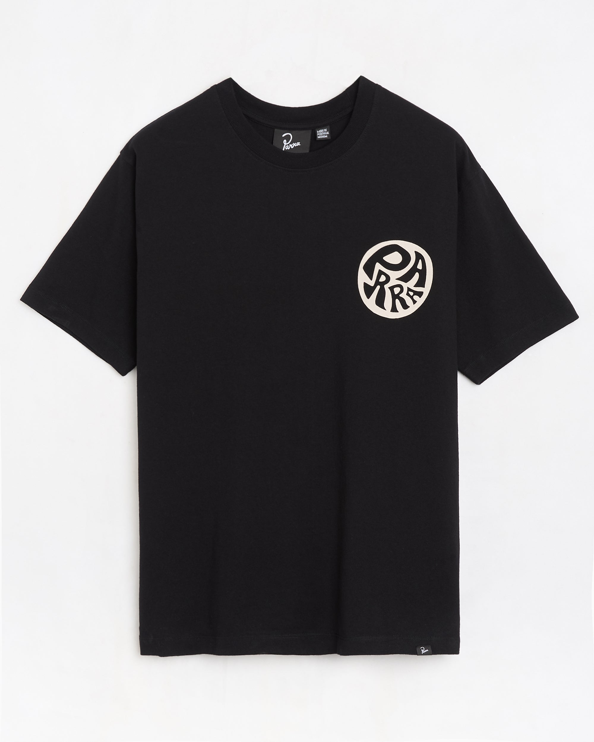 T-Shirts by Parra Play Ball Graphic Boxy Men's T-Shirt - 55272-BLACK