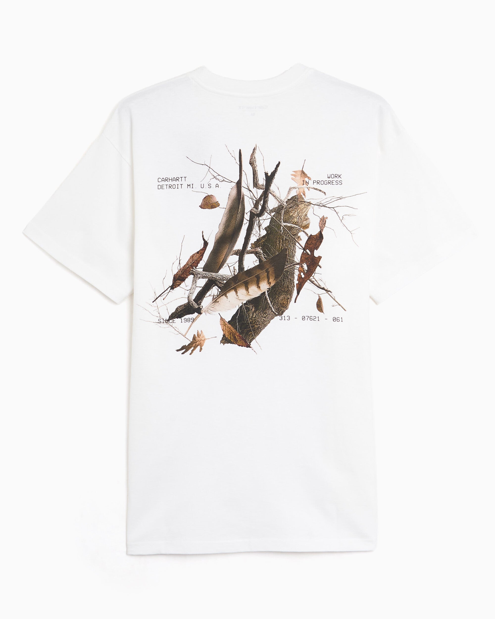 T-Shirts Carhartt WIP Feather Progress Graphic Relaxed Men's T-Shirt - I037227-02XX