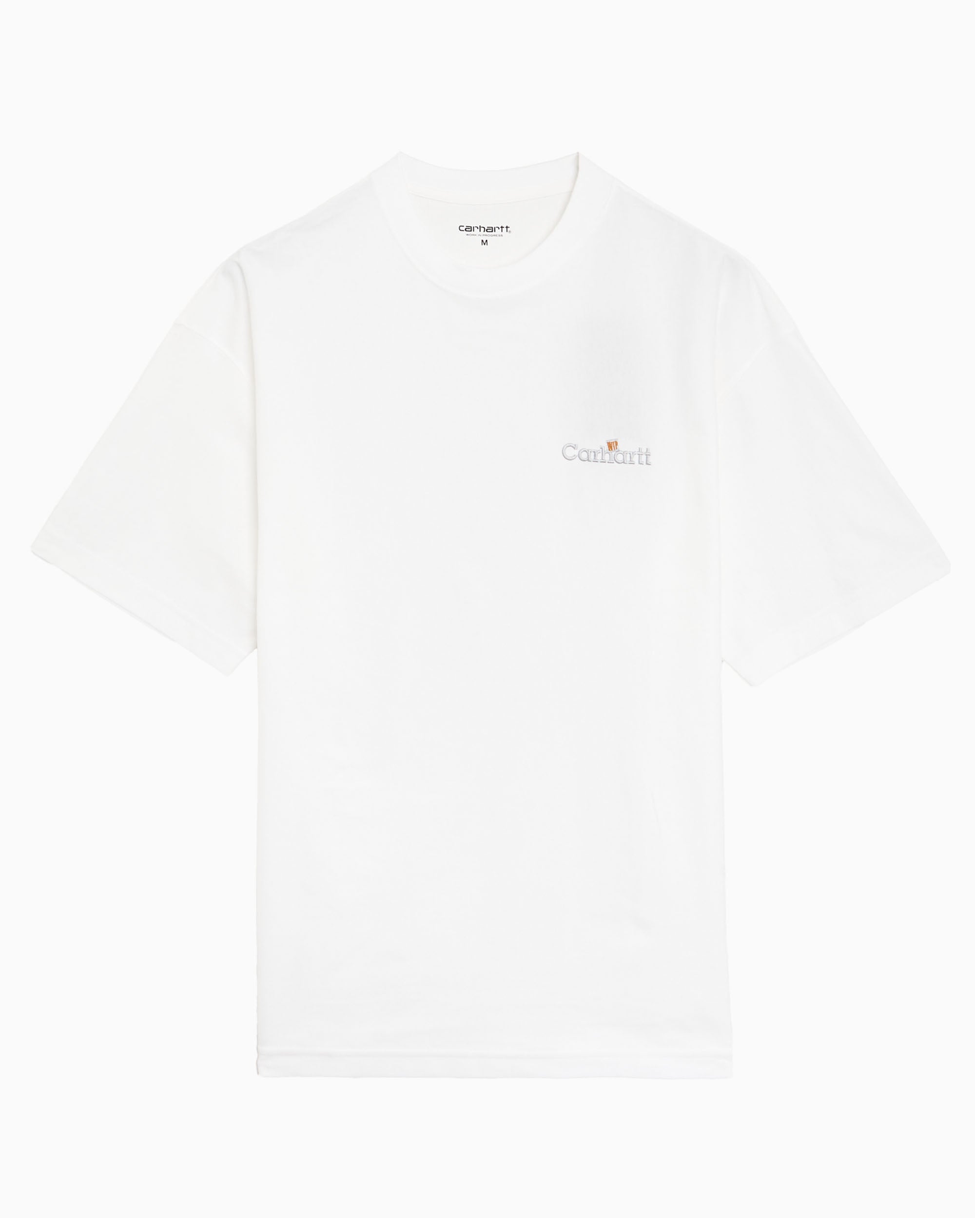 T-Shirts Carhartt WIP Label Embroidered Relaxed Unisex T-Shirt - I036180-02XX