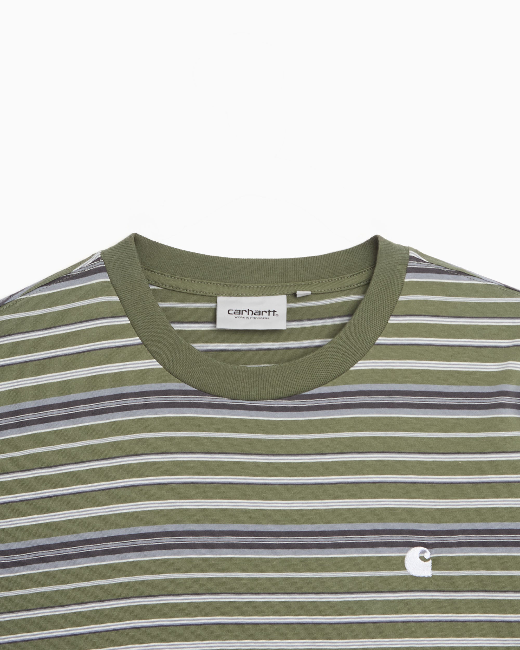 T-Shirts Carhartt WIP Zane Striped Relaxed Unisex T-Shirt - I036186-3L1XX