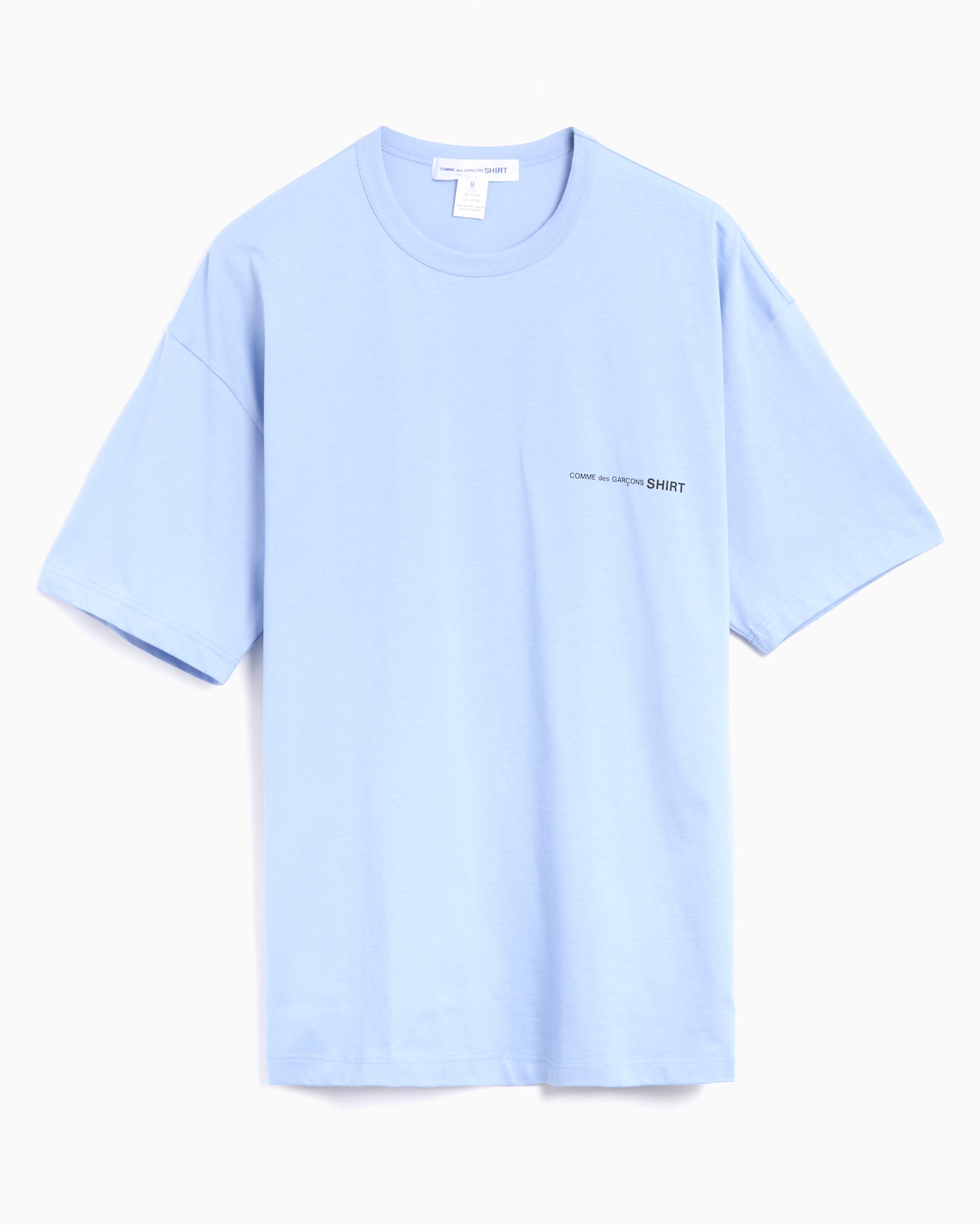 Comme Des Garçons Shirt Logo Men's Knit T-Shirt Relaxed Men's T-Shirt